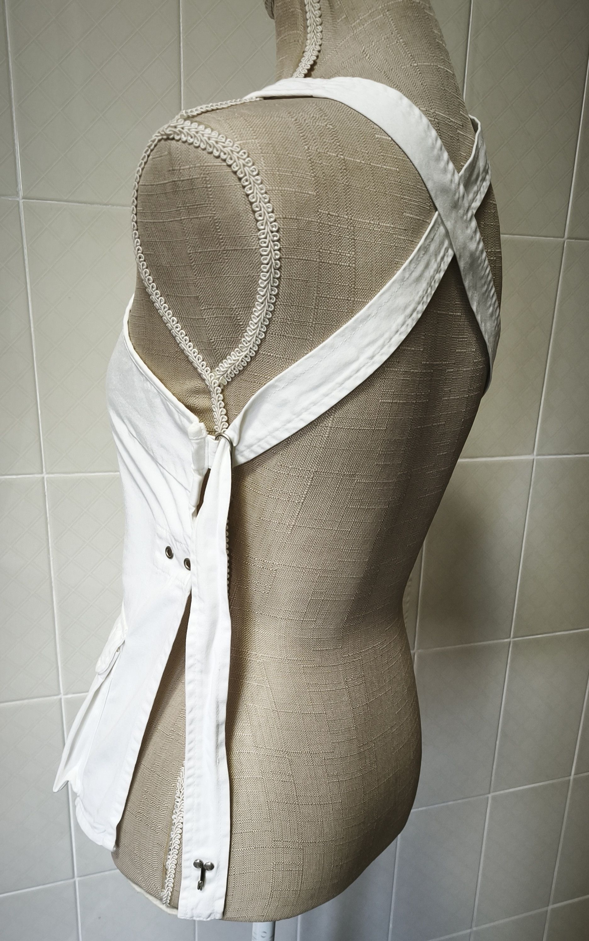 Jean Paul Gaultier 2000 - Open back cargo top Size M / US 6-8 / IT 42-44 - 11 Thumbnail