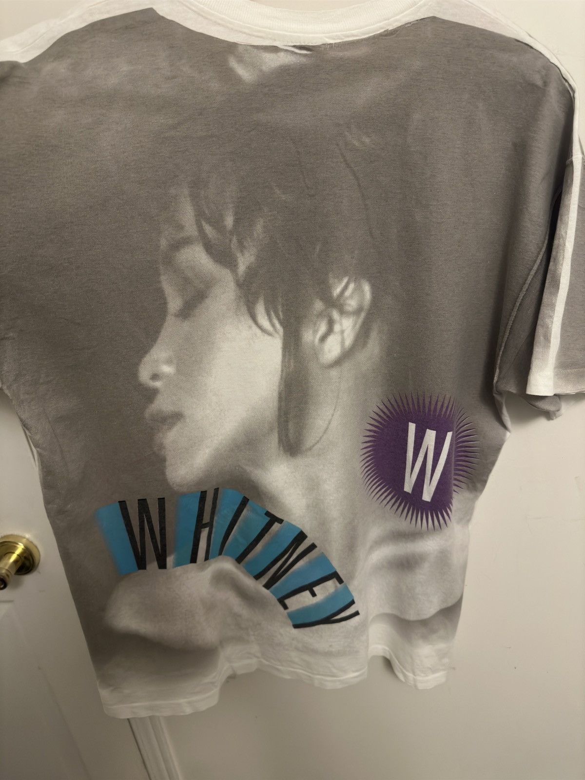 Vintage Vintage 1993 Whitney Houston All Over Print Tee Size US XL / EU 56 / 4 - 4 Thumbnail