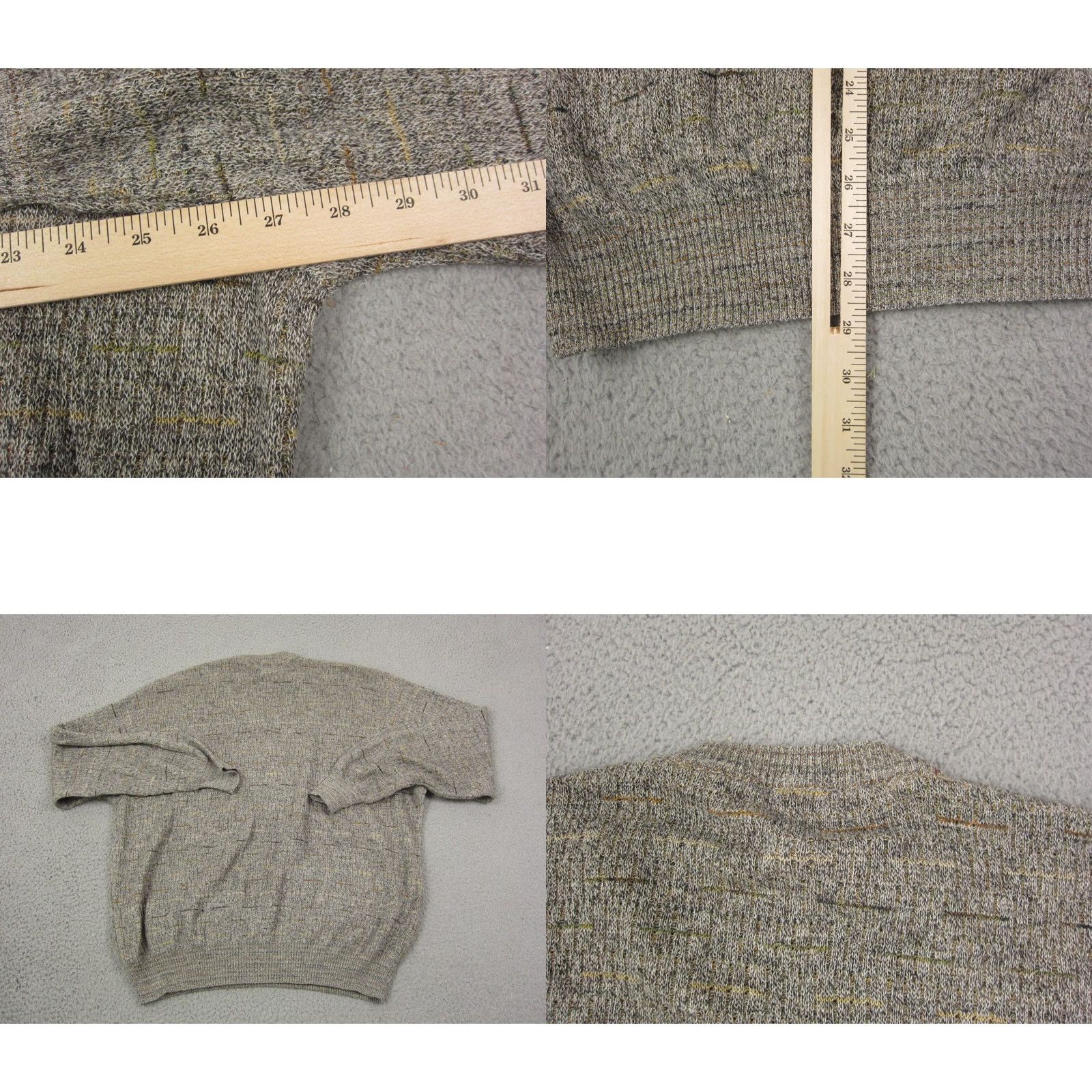 Pronto Uomo VINTAGE Pronto Uomo Sweater Mens L Brown Fleck Geometric Knit Made Italy Size US L / EU 52-54 / 3 - 8 Thumbnail