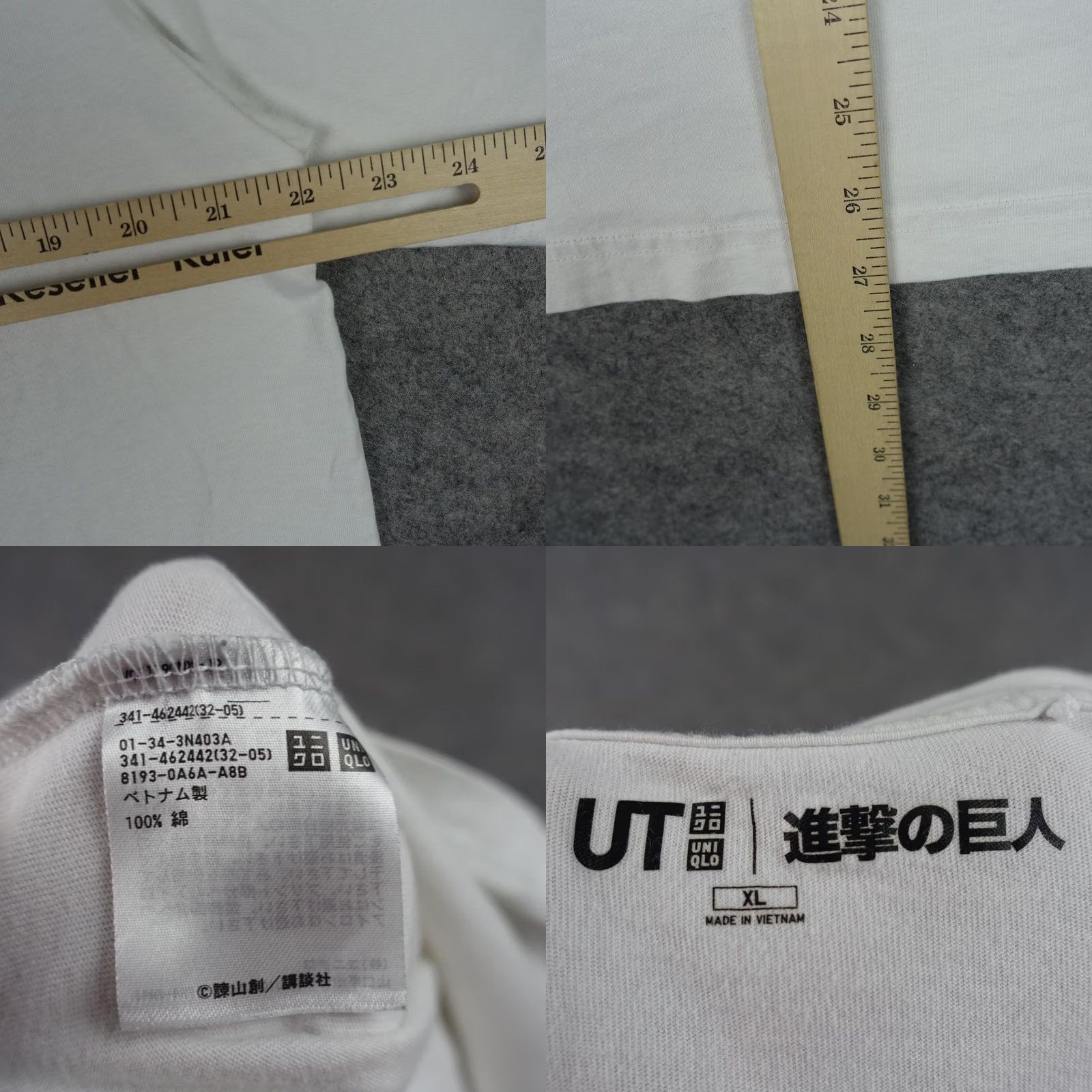 Uniqlo Uniqlo Attack On Titan Shirt Mens XL White Mikasa Graphic Tee Anime Manga Short Sleeve Crew Neck Size US XL / EU 56 / 4 - 9 Thumbnail