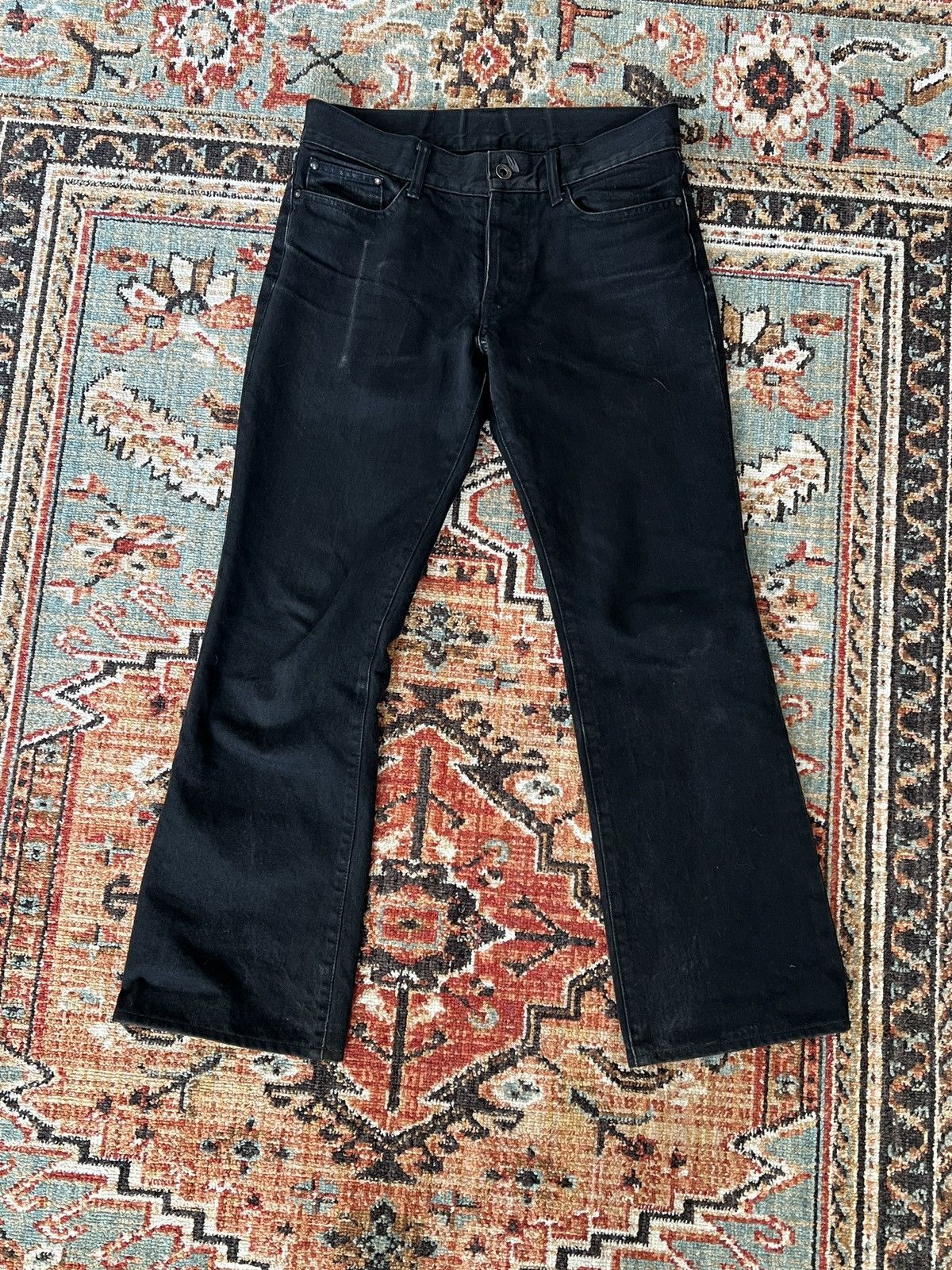 5351 Pour Les Hommes Flared Snake Skin Denim