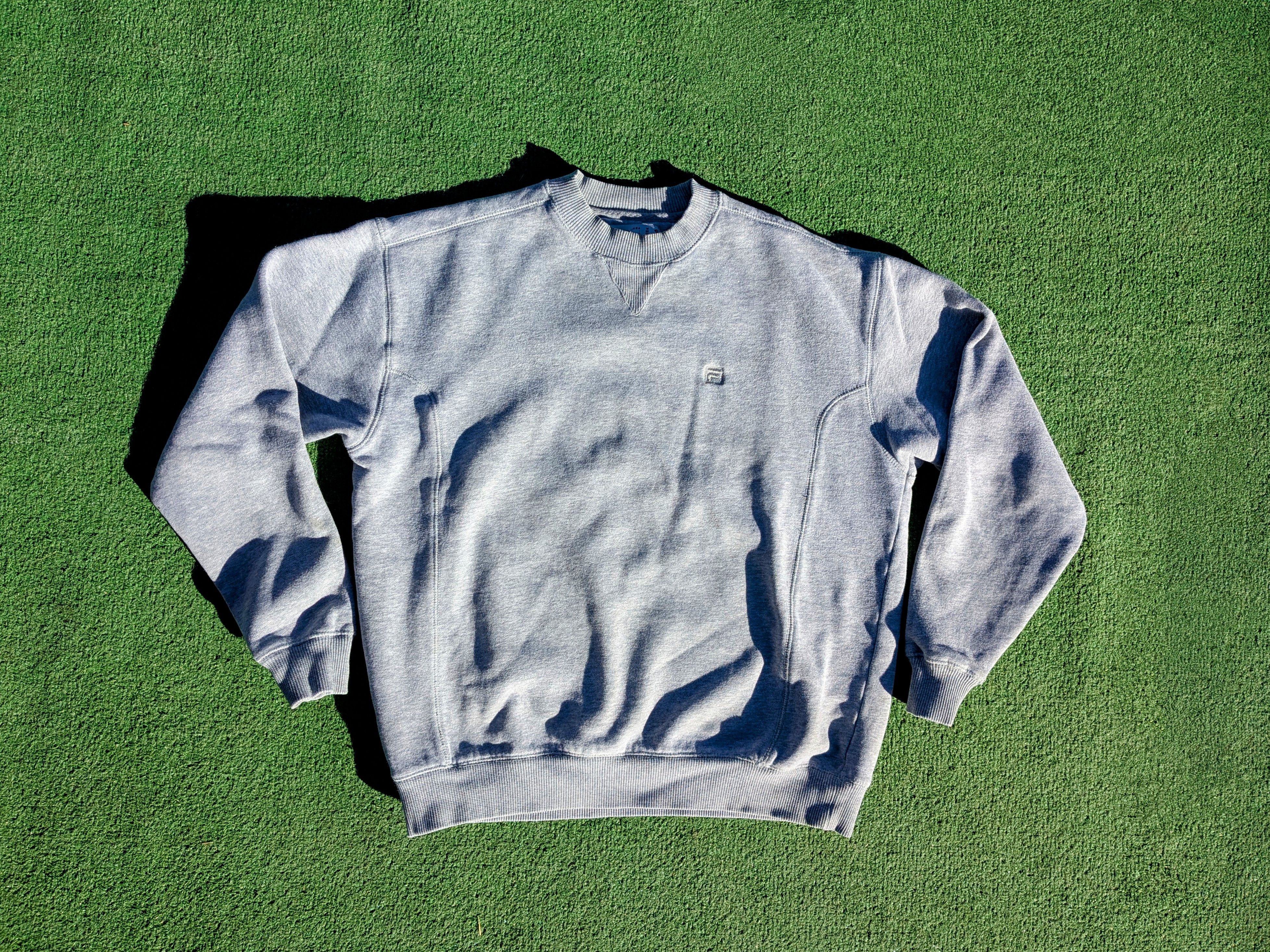 Fila VTG Fila Heather Shadow Logo Pullover Classic Sweatshirt EUC Size US M / EU 48-50 / 2 - 5 Thumbnail