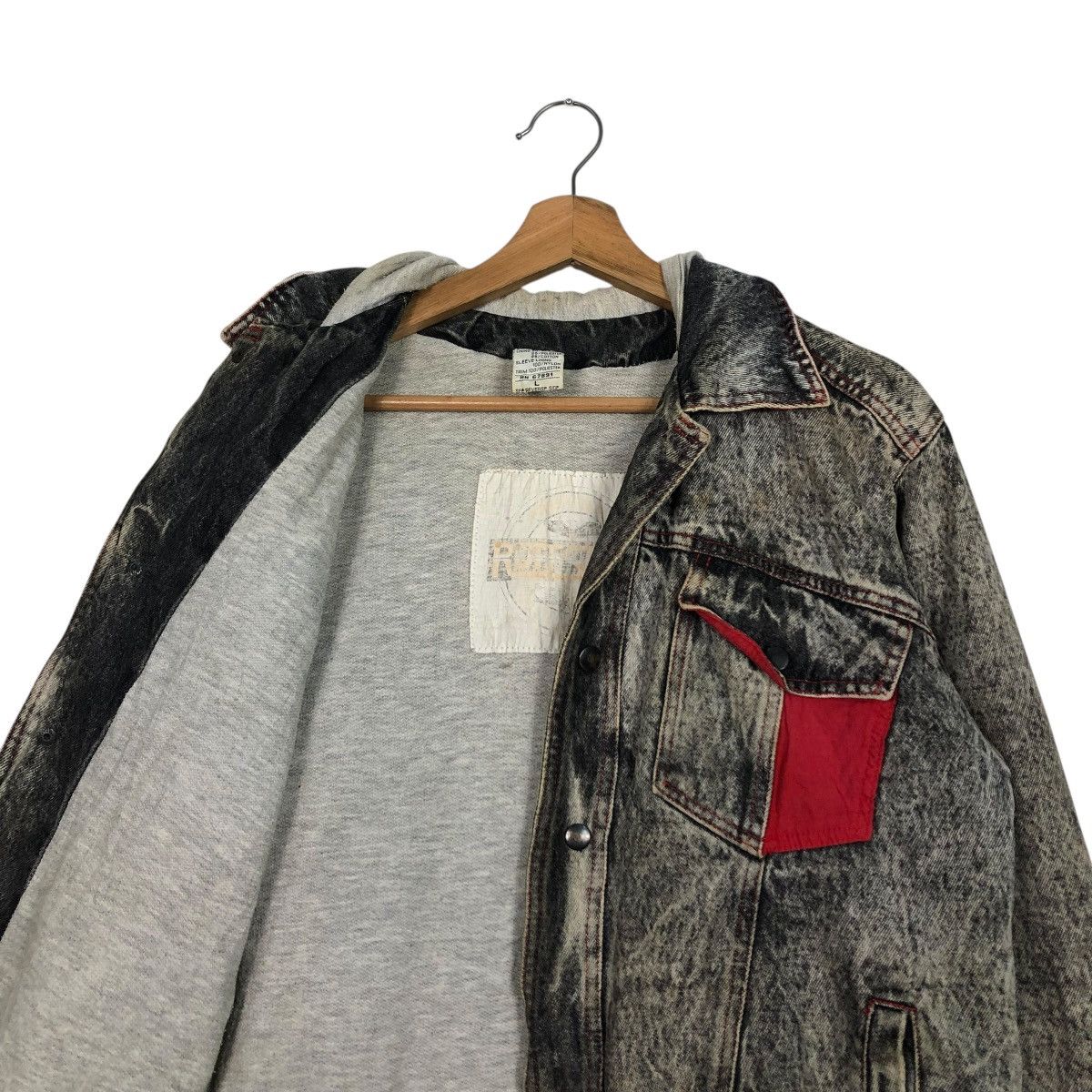 Japanese Brand 🔥VINTAGE BIKER BOMBER JACKET DENIM JAPAN ISSEY MIYAKE Size US L / EU 52-54 / 3 - 15 Thumbnail