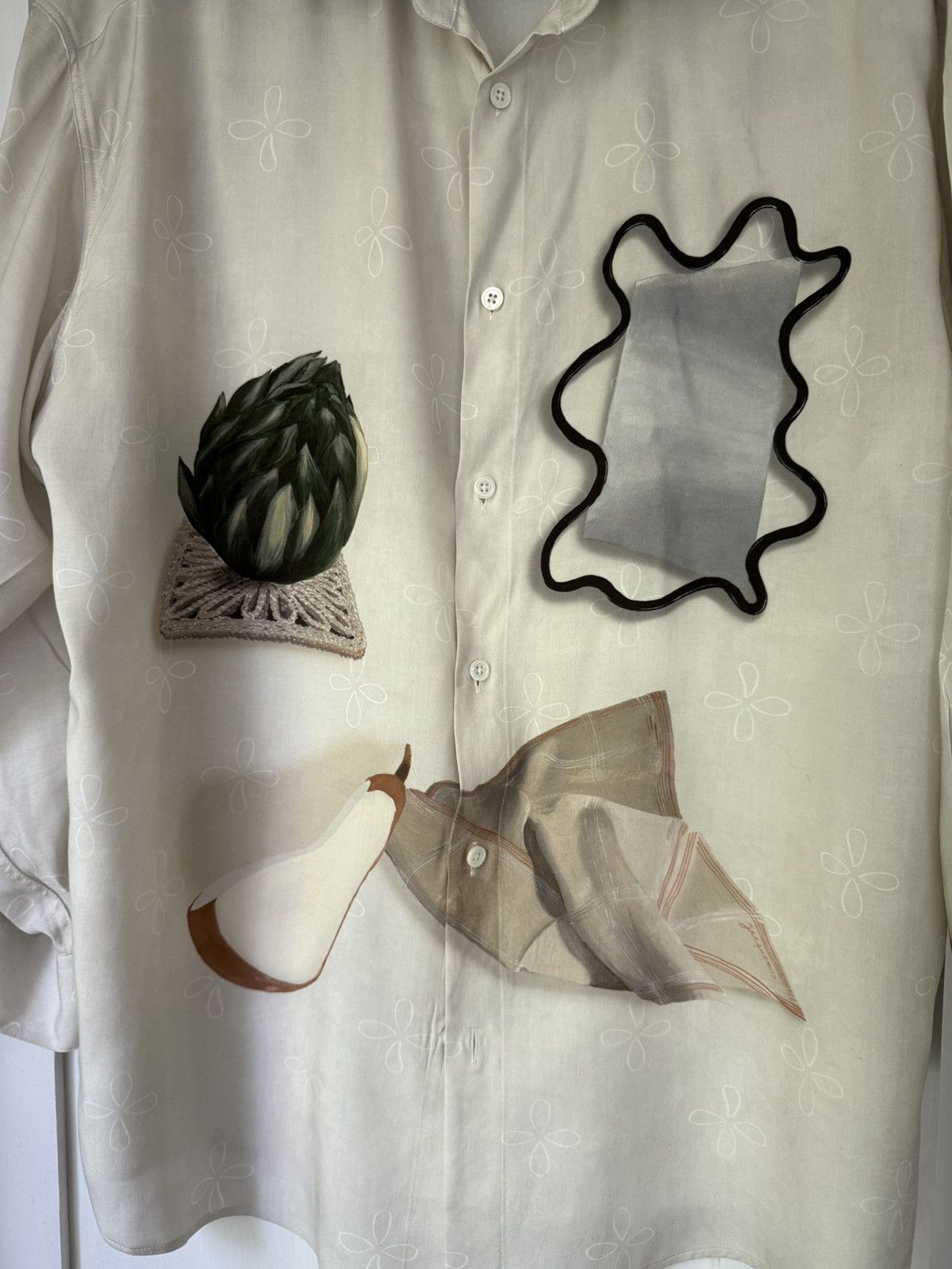 Jacquemus Jacquemus Silky Long Sleeve Button Up Size US M / EU 48-50 / 2 - 2 Thumbnail