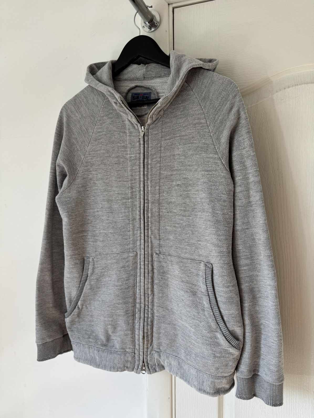 Blue Blue Japan VTG Blue Blue Japan zip Hoodie (Duty free) Size US M / EU 48-50 / 2 - 2 Thumbnail