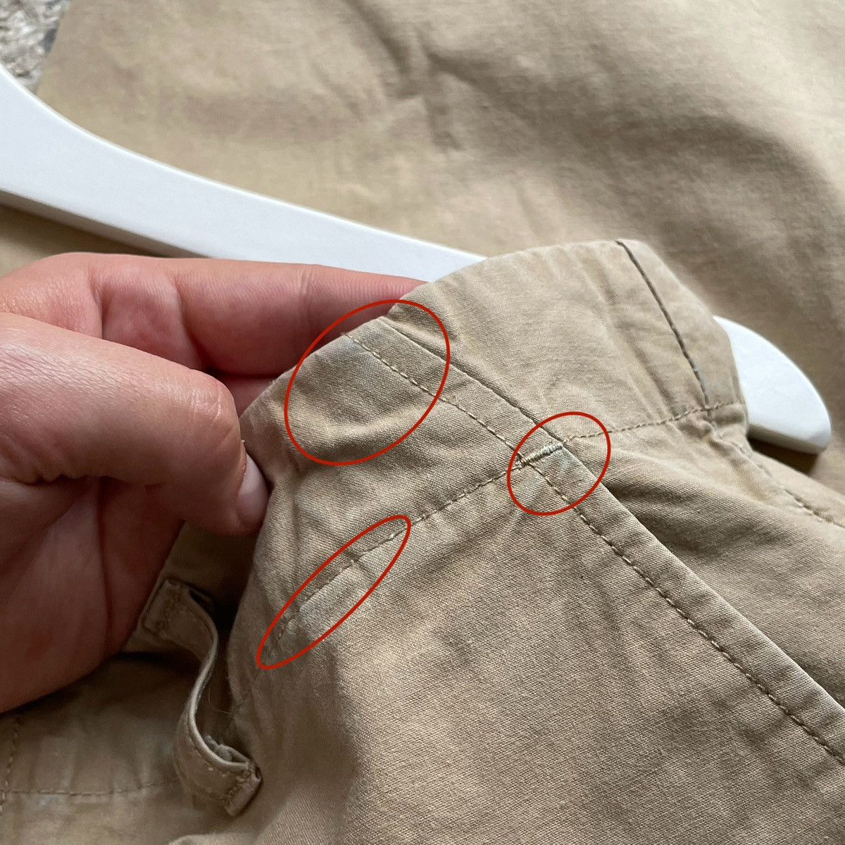 Japanese Brand × STILL BY HAND STILL BY HAND Japan Made Beige Chino Pants / Sz 3 Size US 34 / EU 50 - 12 Thumbnail