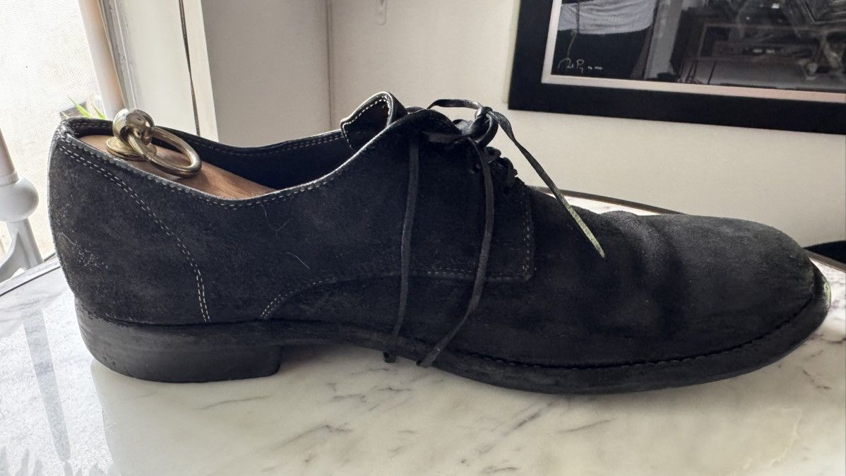 Guidi Reverse-Leather Suede Lace-Up Derbies Size US 10 / EU 43 - 4 Thumbnail