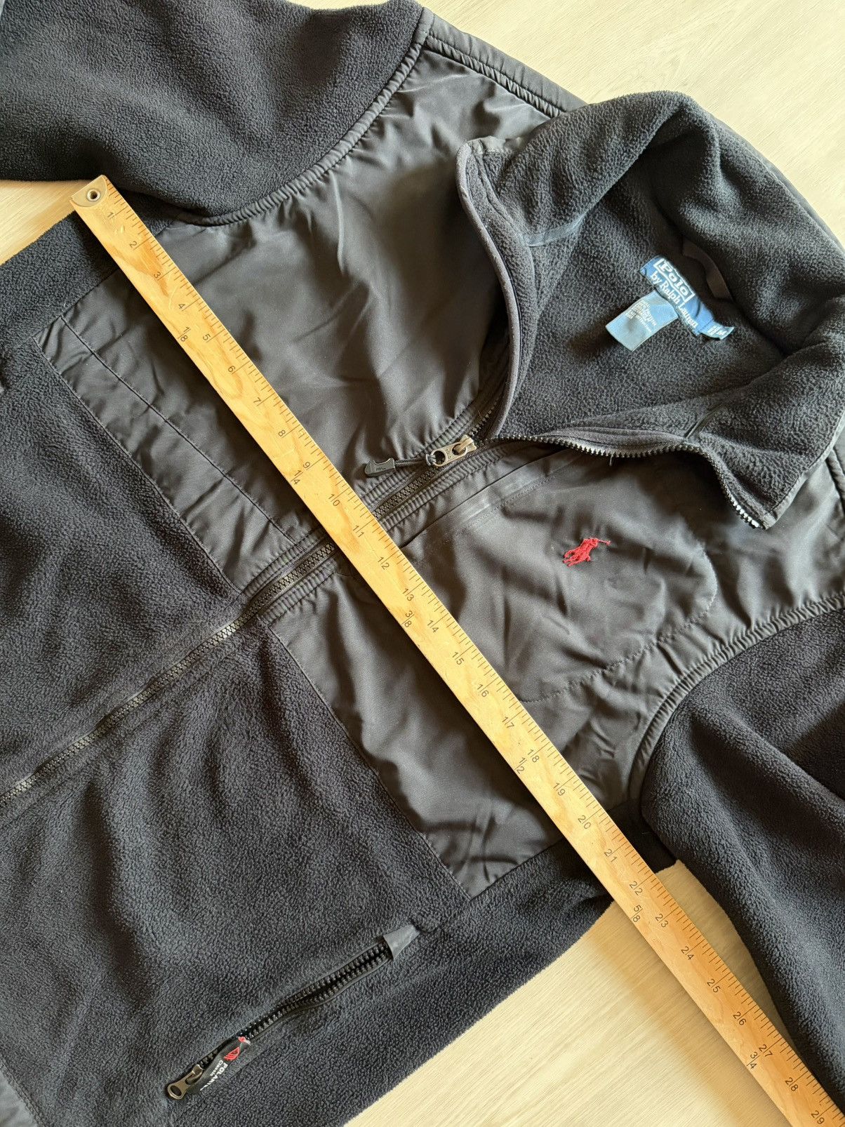 Polo Ralph Lauren Vintage 90s Polo Ralph Lauren Fleece Polartec w/ Hood Sz M Size US M / EU 48-50 / 2 - 3 Thumbnail