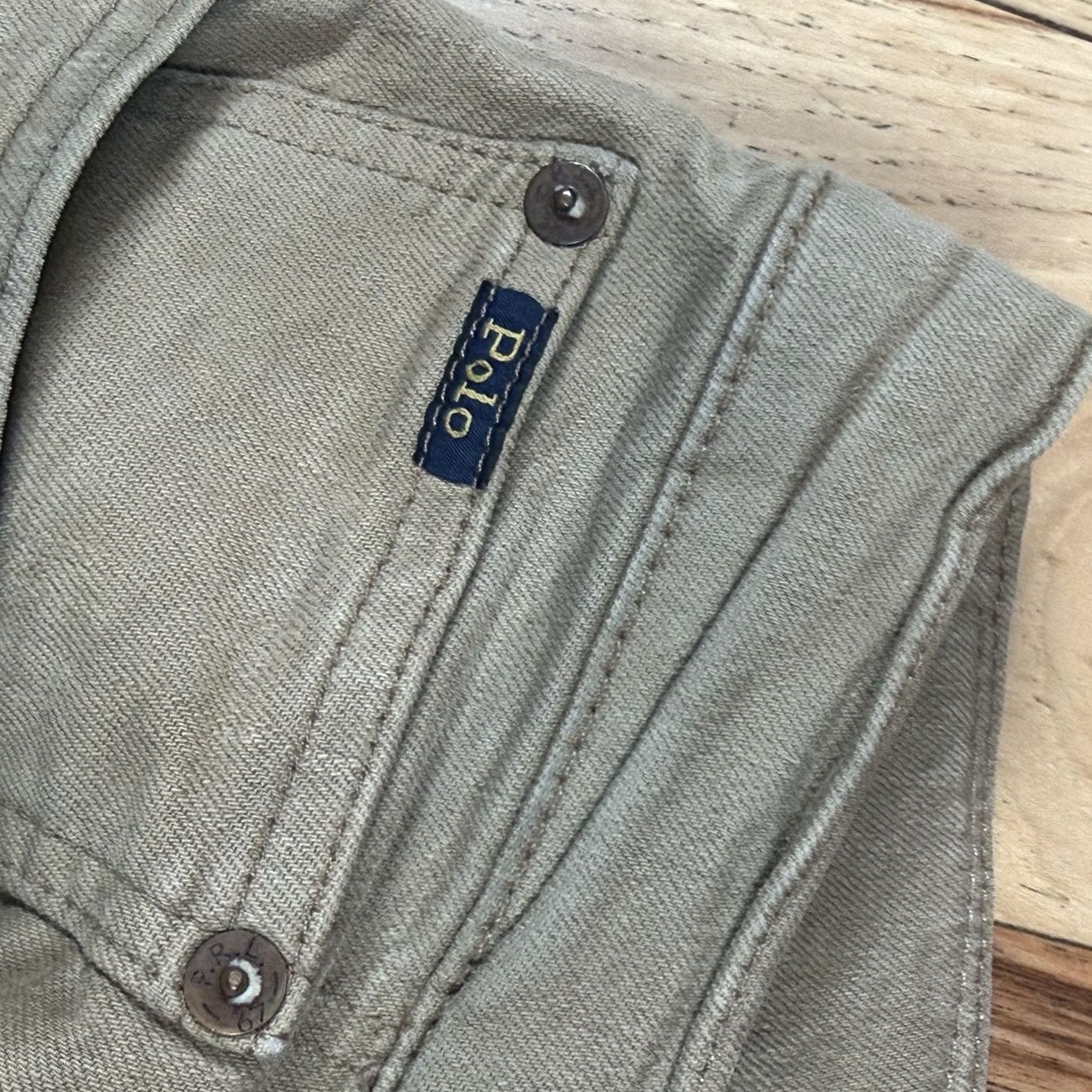 Polo Ralph Lauren Polo Ralph Lauren Jeans Slim Straight 36x30 Mens Khaki Brown Brown Varick Slim Straight 36 Inseam 30 Mens Jeans Size US M / EU 48-50 / 2 - 6 Thumbnail