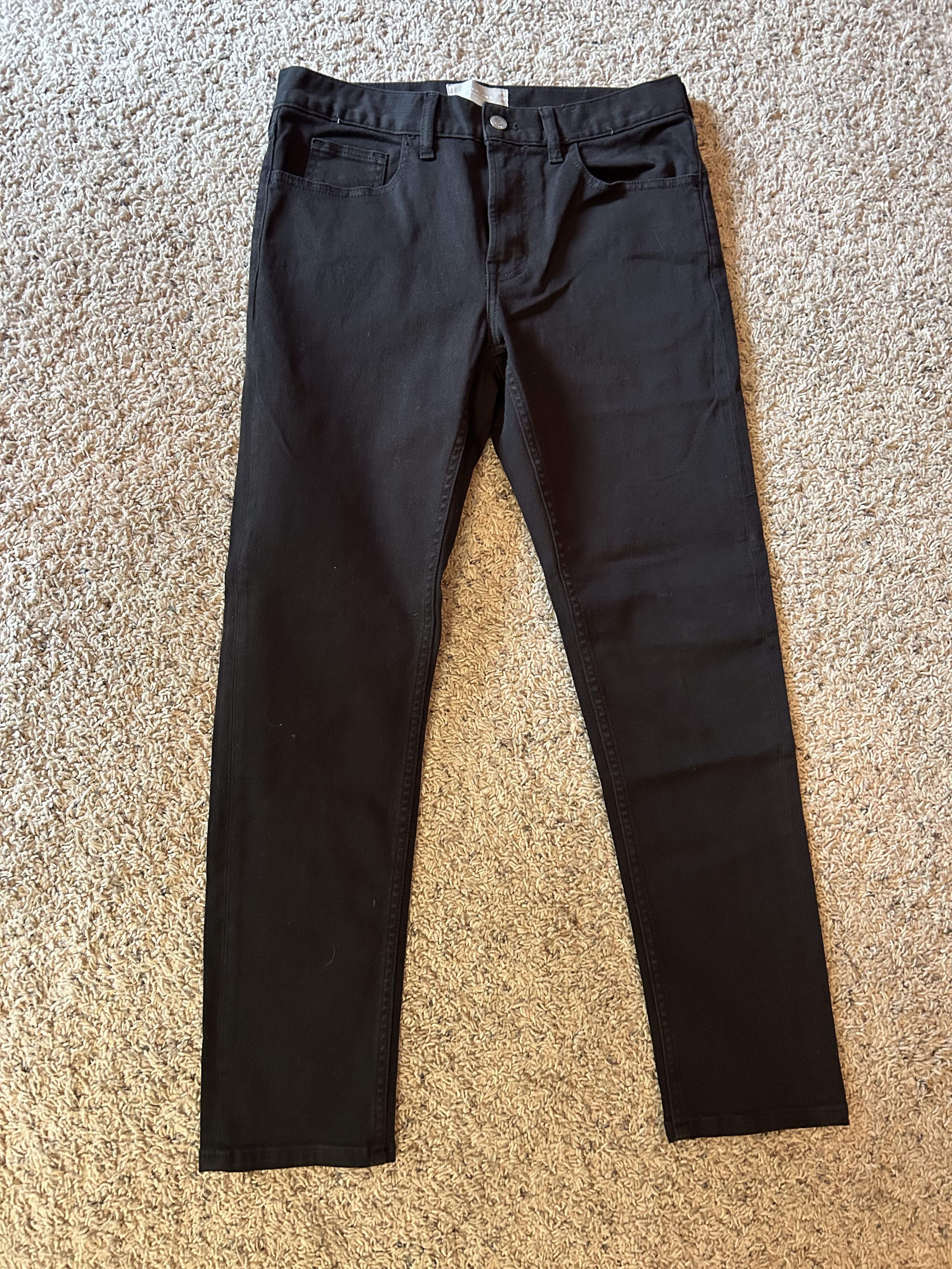 Acne Studios Men-Denim Max Stay Black Size US 29 - 2 Thumbnail