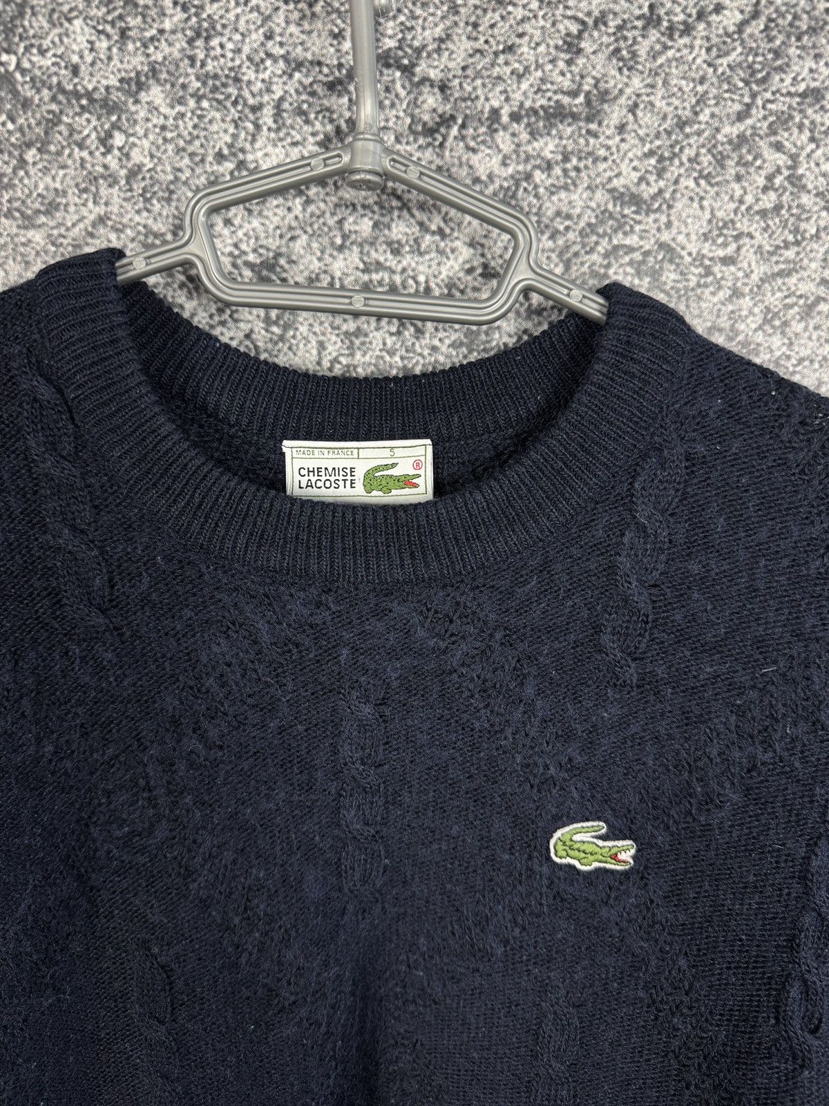 Lacoste Chemise Lacoste Vintage Wool Sweater Pullover Size 5 (Large) Size US L / EU 52-54 / 3 - 8 Thumbnail