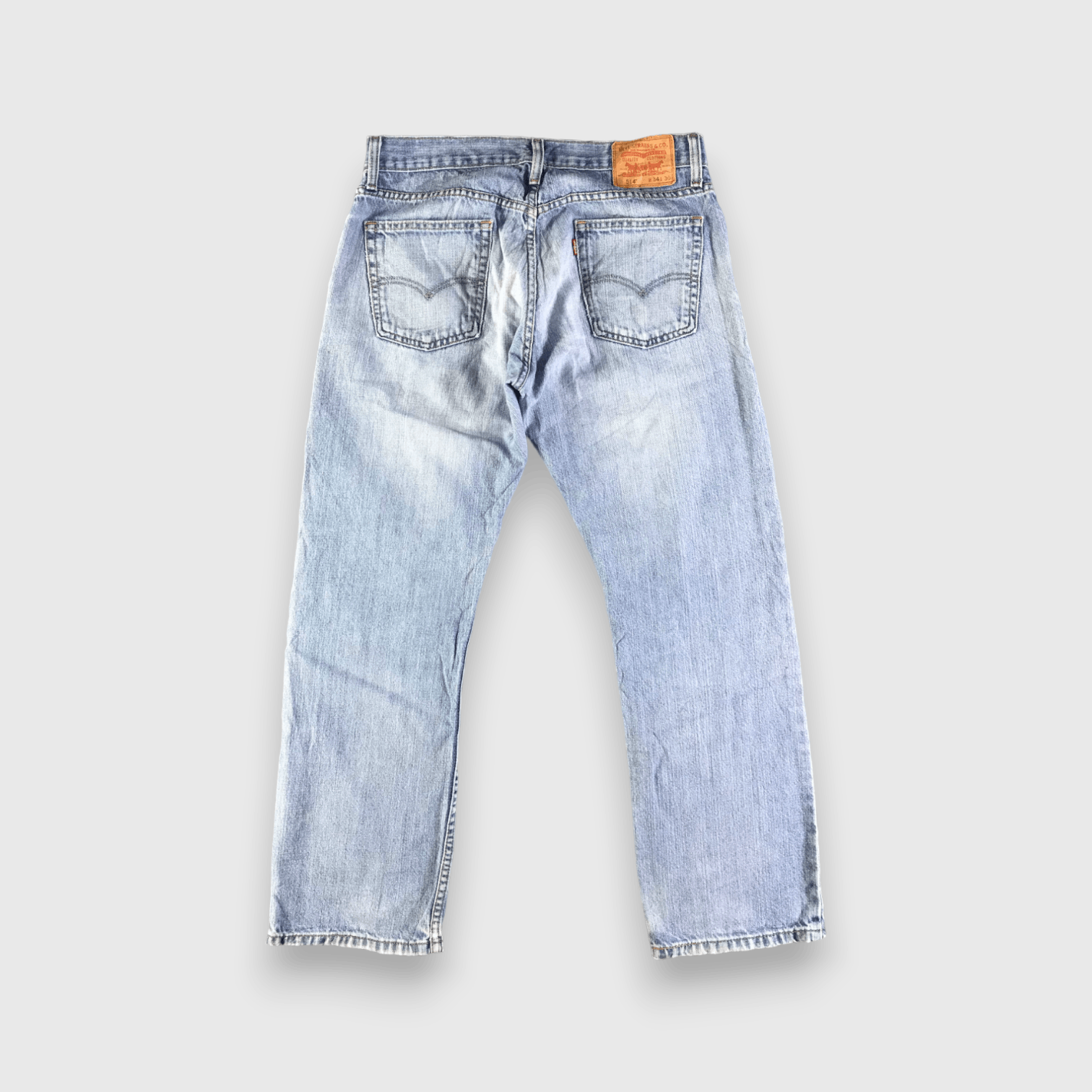 Levi's Vintage Light Wash Levis 514 Jeans-J4371 Size US 34 / EU 50 - 2 Thumbnail