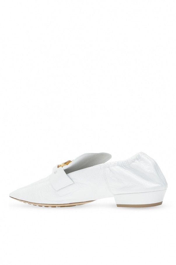 Bottega Veneta o1n1vont1024 Madame Platforms in Optic White Size US 6.5 / IT 36.5 - 5 Thumbnail