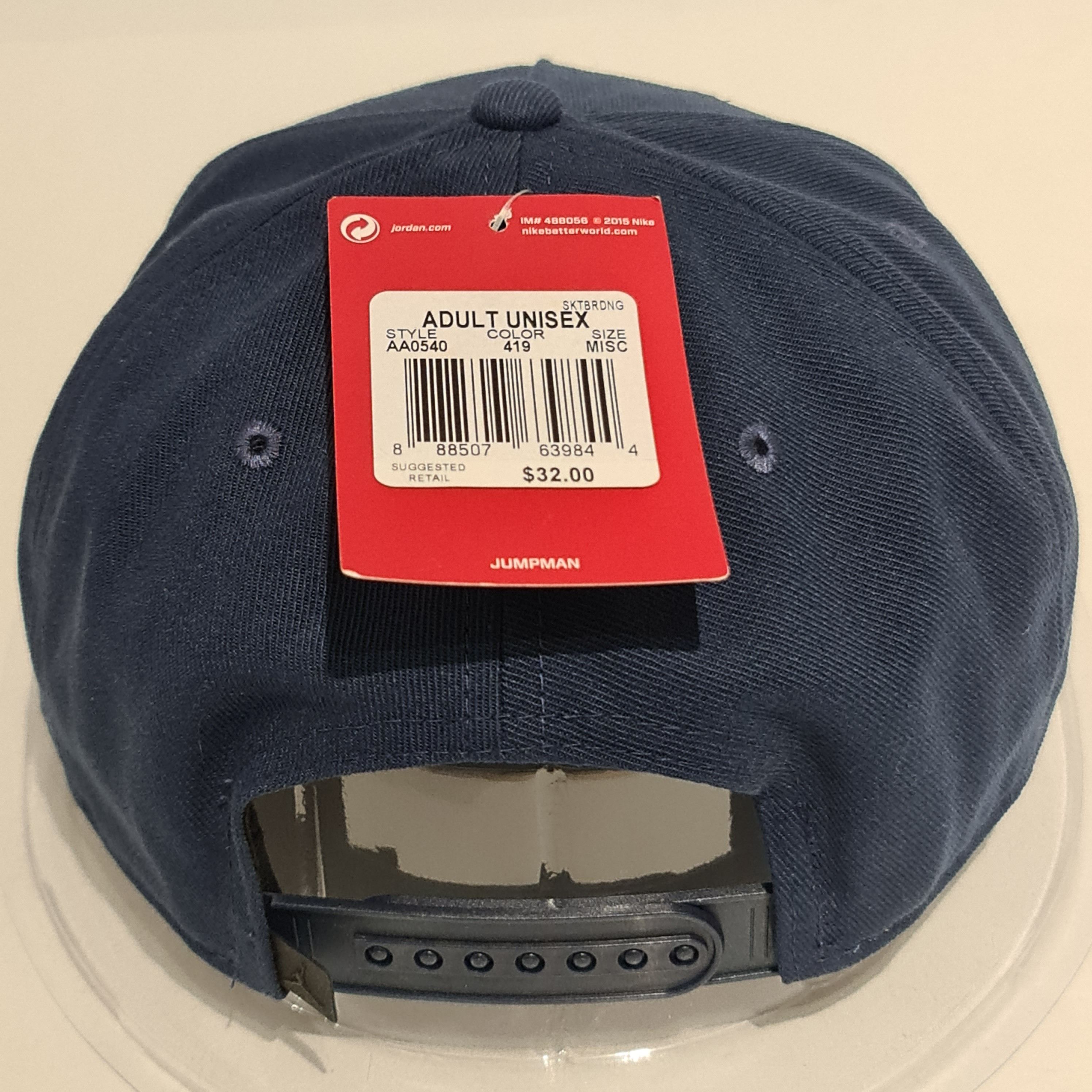 Jordan Brand Jordan Cap Snapback 'RE2PECT' Navy Size ONE SIZE - 9 Thumbnail