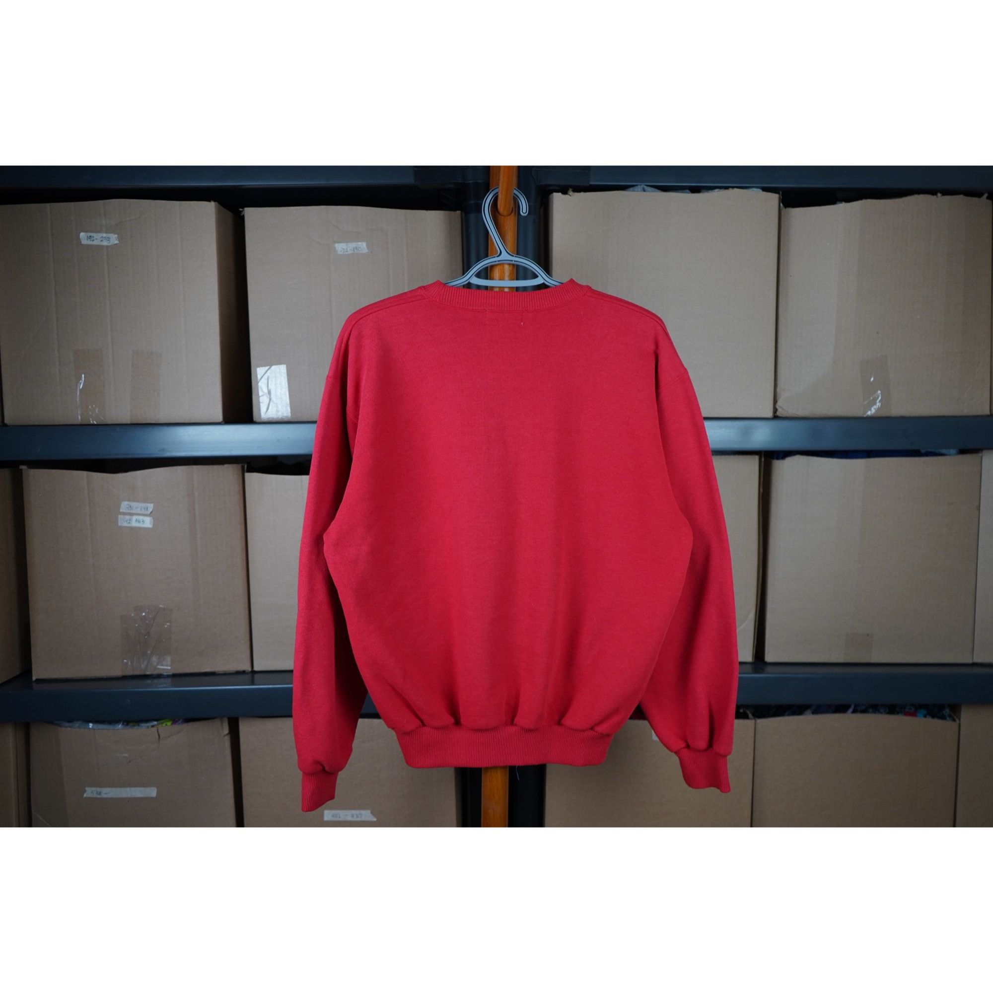Vintage Vintage Red Crewneck Sweatshirt Women's M #495 Size M / US 6-8 / IT 42-44 - 2 Thumbnail