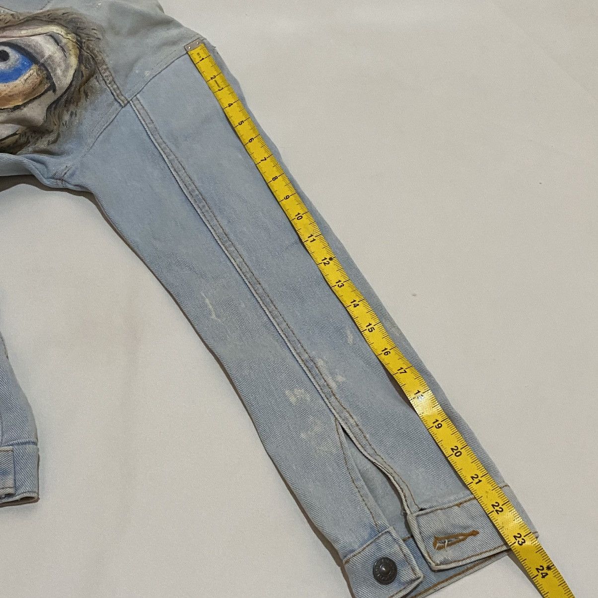 Levi's Levi's Jacket Denim Unisex Hand Painting Owl Head Size US M / EU 48-50 / 2 - 14 Thumbnail