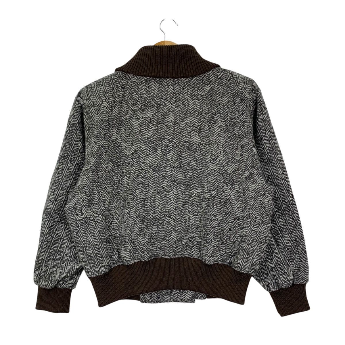 Aquascutum Vintage AQUASCUTUM OF LONDON Flower Overprint Coat Jacket Size L / US 10 / IT 46 - 4 Thumbnail