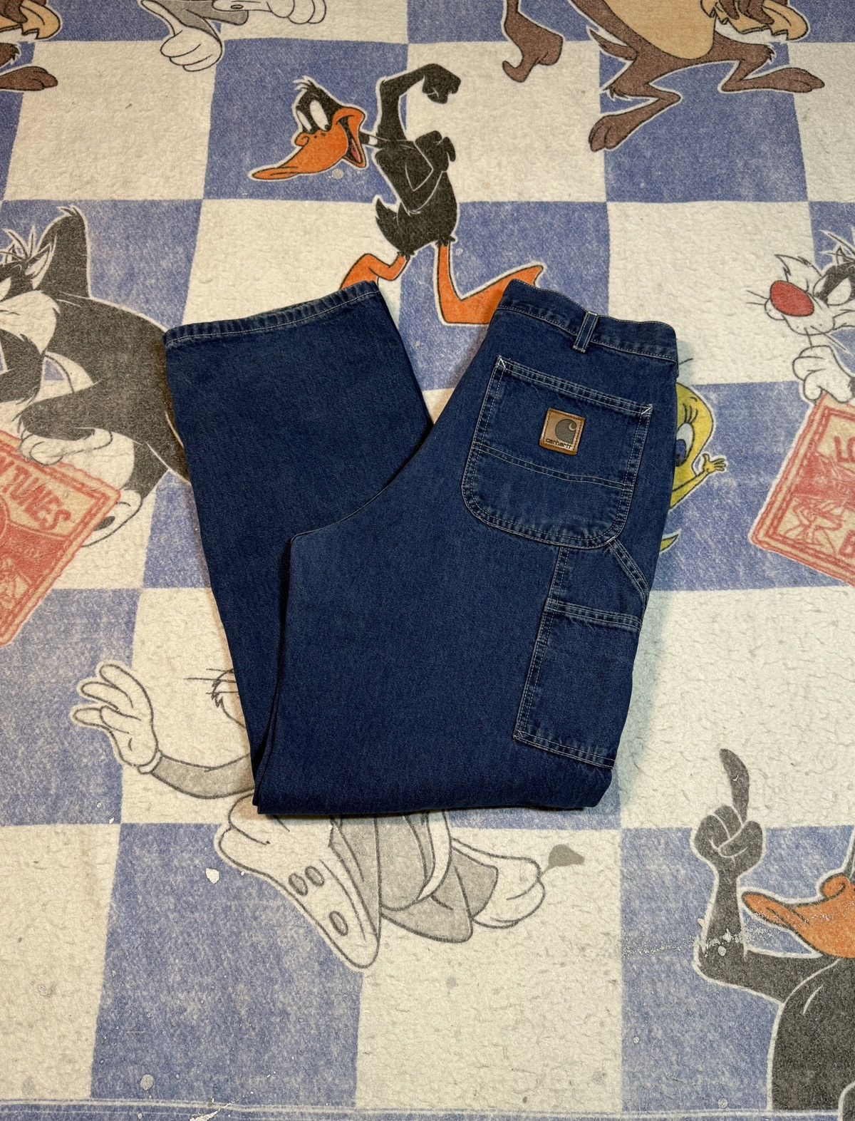 Carhartt Vintage Carhartt denim carpenter pants Size US 34 / EU 50 - 1 Thumbnail