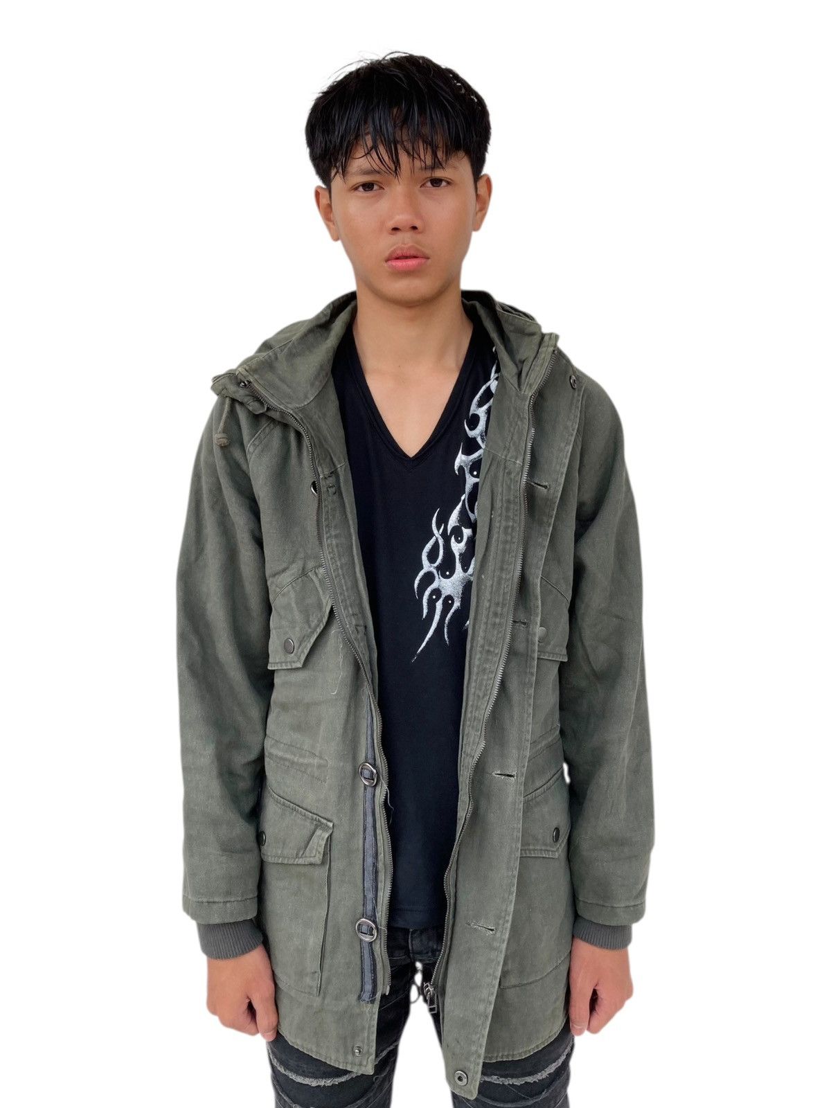 In The Attic 2000s In The Attic - Apocalypse Fishtail Jacket Size US M / EU 48-50 / 2 - 2 Thumbnail