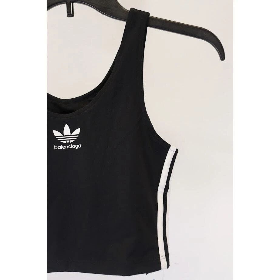 Adidas × Balenciaga o1rshd1 Tank Tops in Black & White Size L / US 10 / IT 46 - 2 Thumbnail
