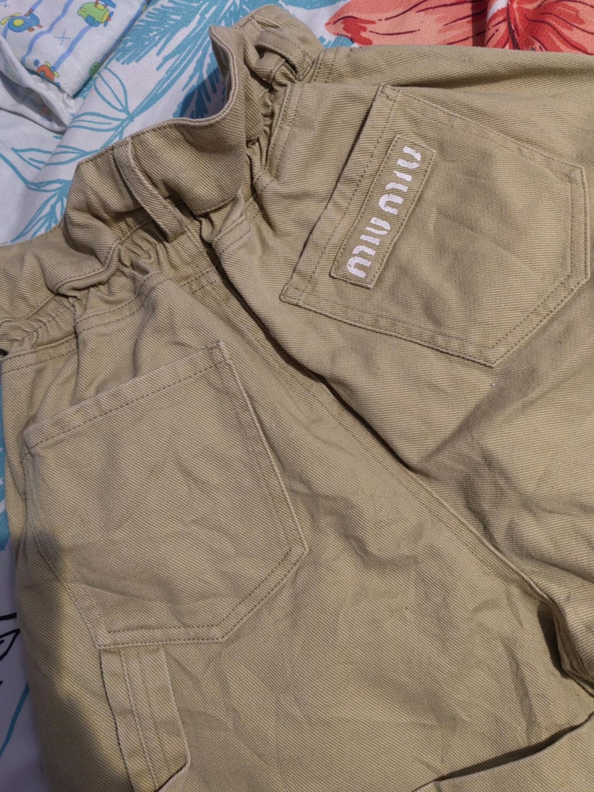 Miu Miu Miu Miu Drill High Waist Short Size 25" / US 0 / IT 36 - 8 Thumbnail