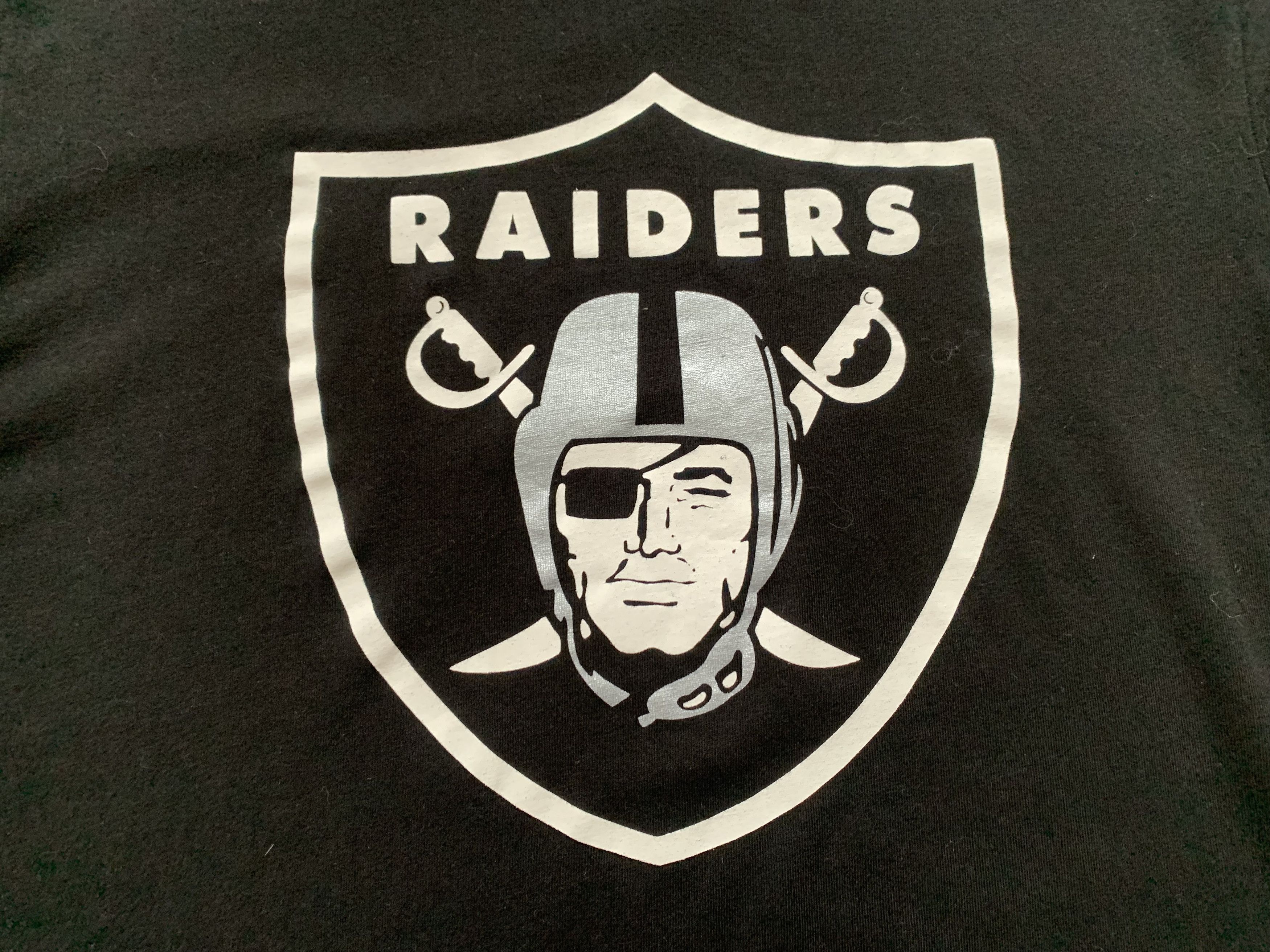 NFL NFL Las Vegas Raiders Big Logo Cotton T Shirt Size US M / EU 48-50 / 2 - 5 Thumbnail
