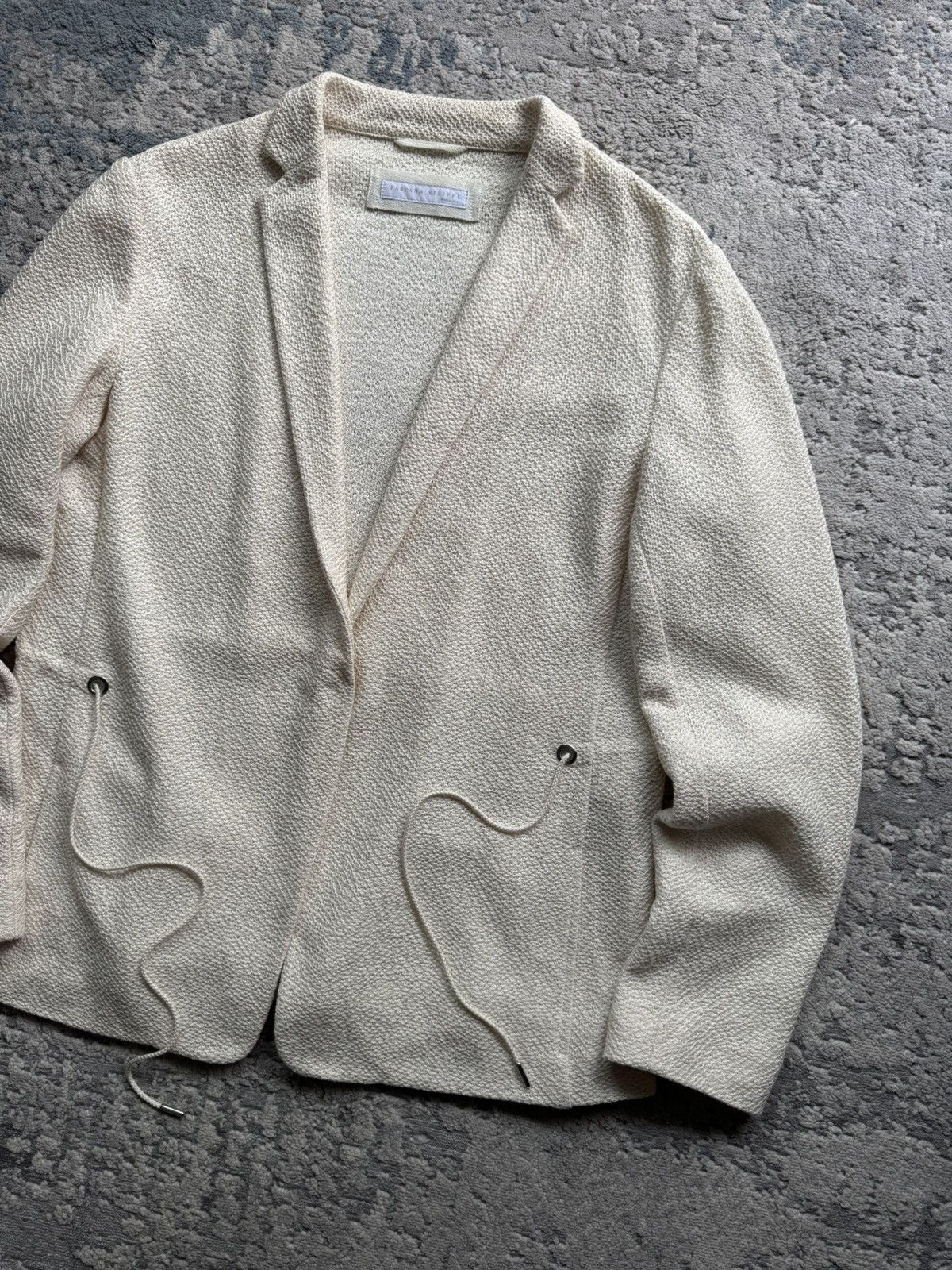 Fabiana Filippi Fabiana Filippi Cream beige Blazer Jacket Size 44 Size XL / US 12-14 / IT 48-50 - 2 Thumbnail