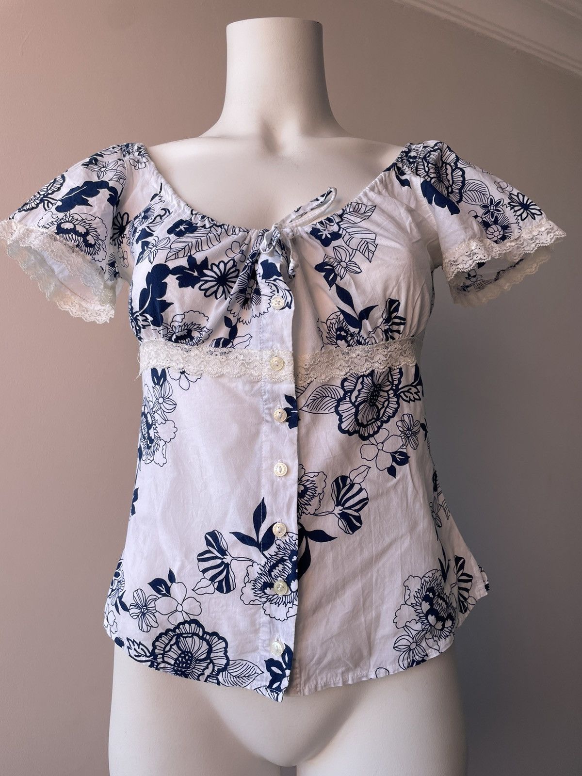 Vintage Y2k Adil isik blouse Size XS / US 0-2 / IT 36-38 - 9 Thumbnail