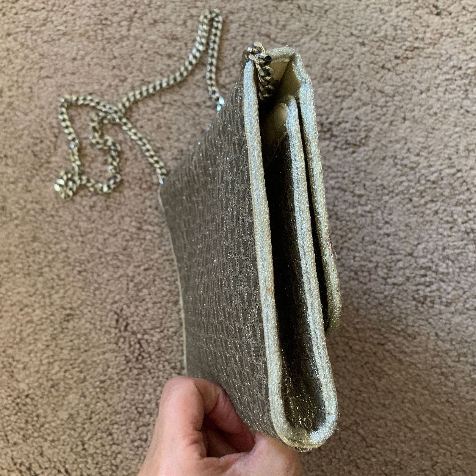 Dior Christian Dior trotter oblique light gold and champagne bag Size ONE SIZE - 4 Thumbnail
