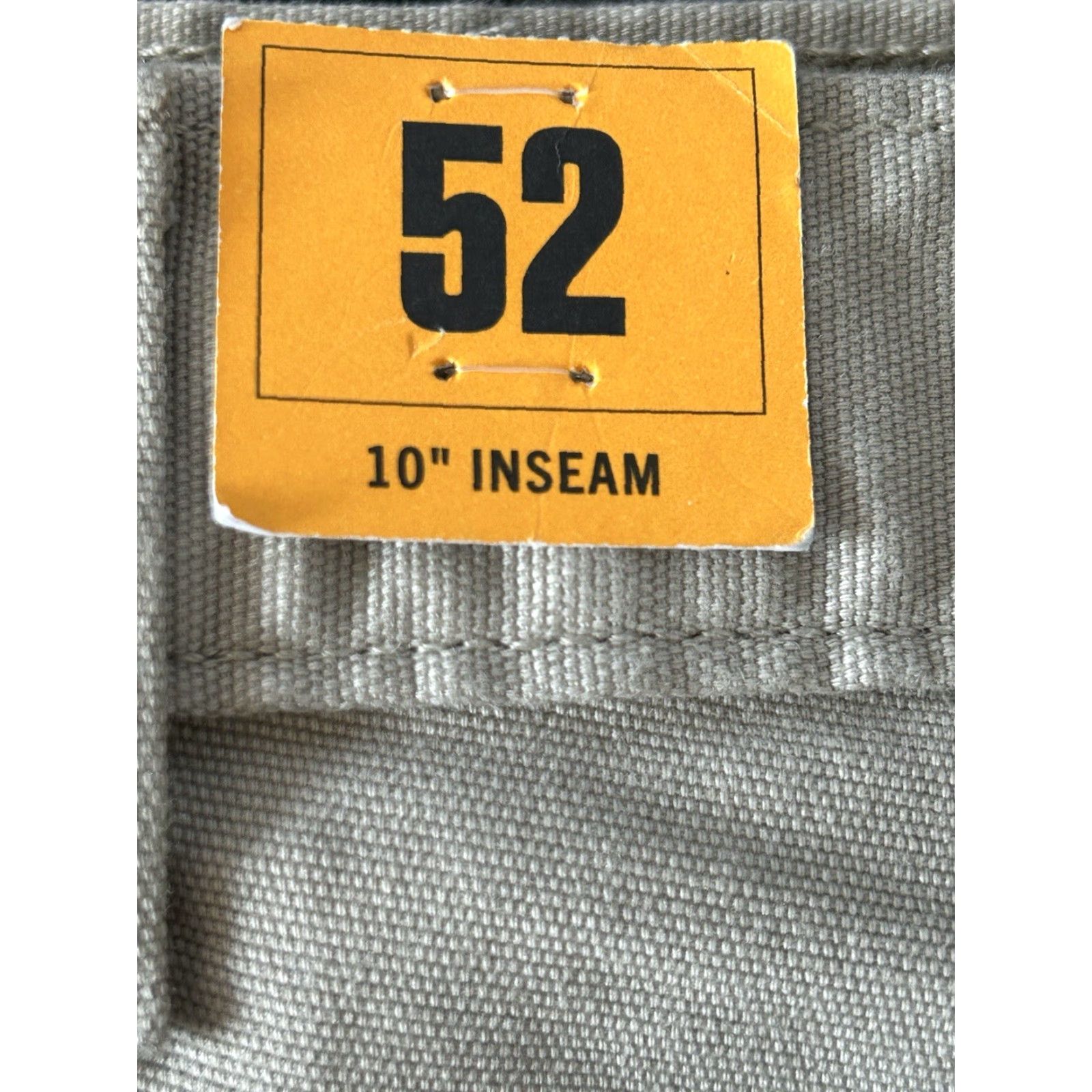 Carhartt Carhartt Cargo Short Men 52 Beige Canvas Rugged Flex Relaxed Fit 10 In Inseam Casual Workwear Pocket Zipper Logo Size US 36 / EU 52 - 4 Thumbnail