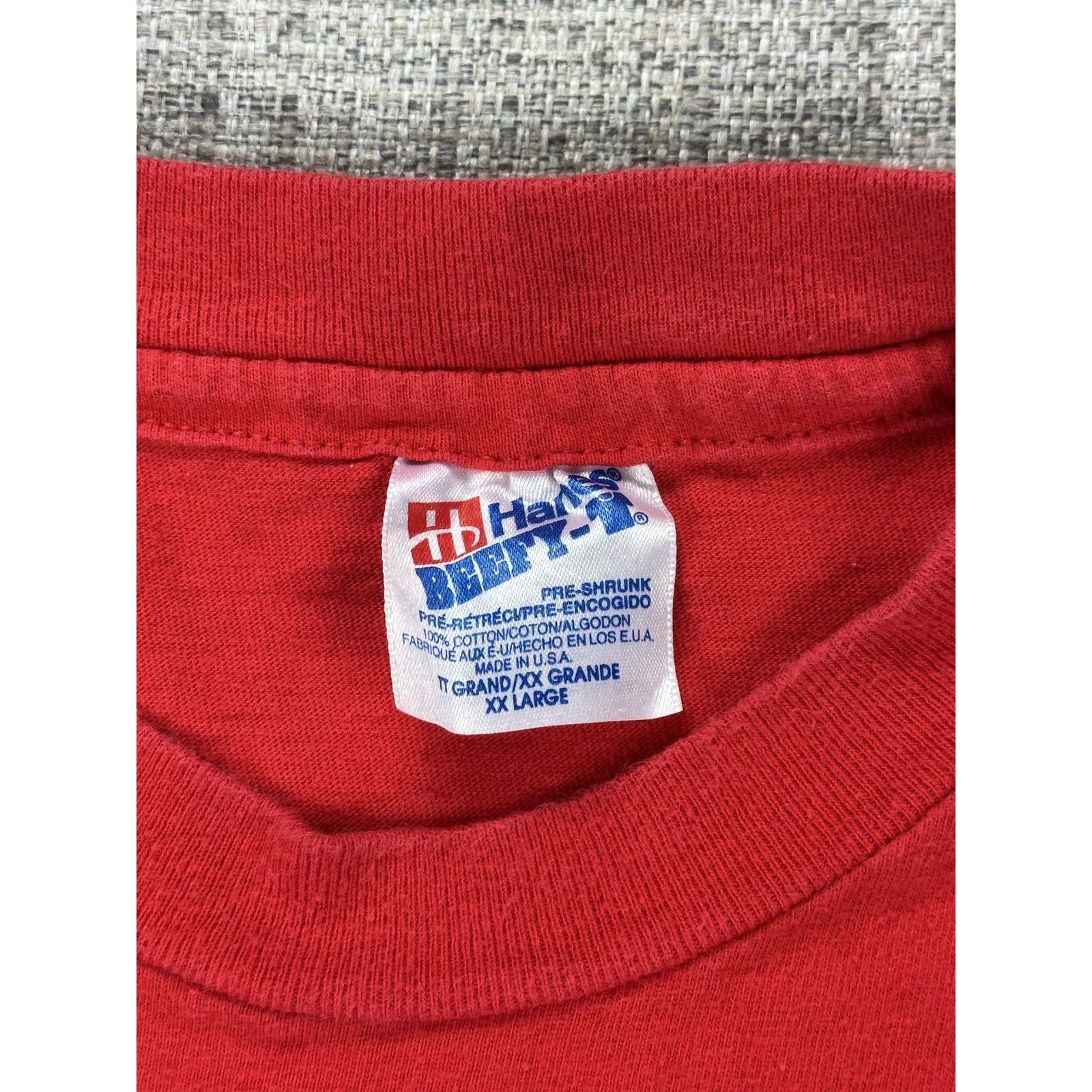 Hanes Vintage San Francisco 49ers Shirt Mens 2XL Red Hanes 1994 Size US XXL / EU 58 / 5 - 9 Thumbnail