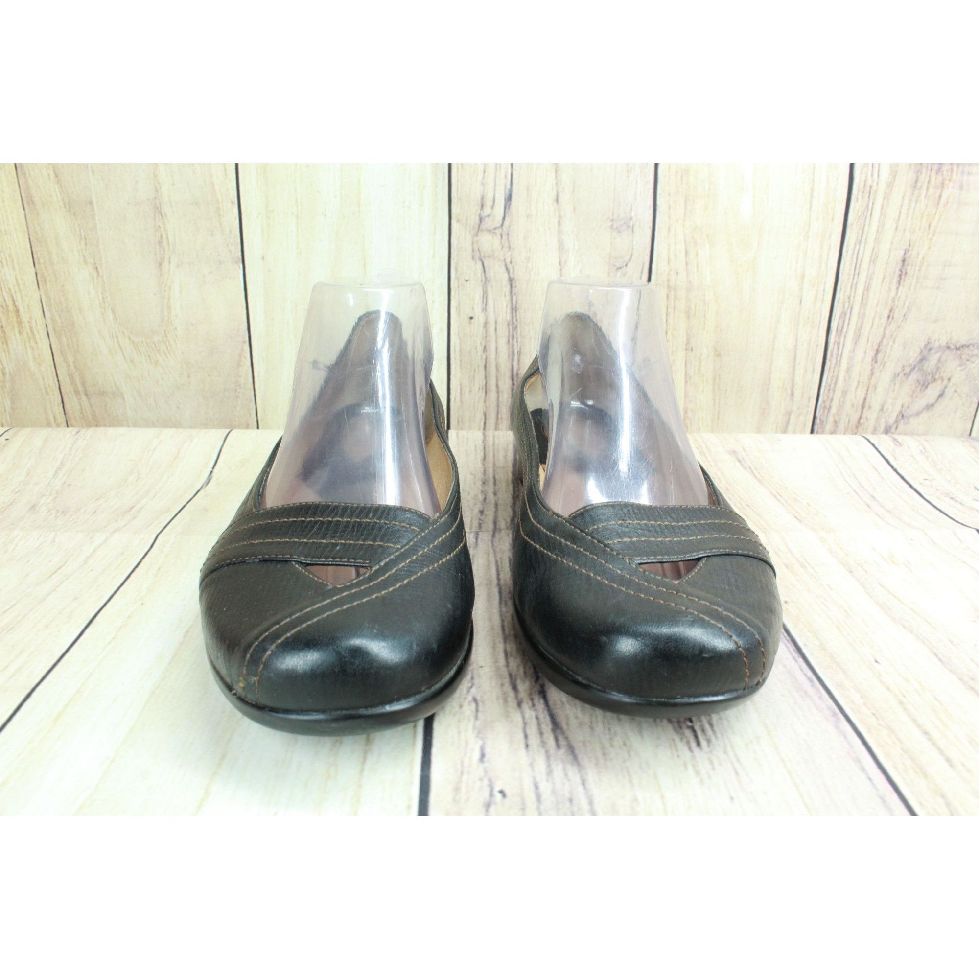 Clarks × Leather Clarks Artisan Black Ballet Flats – Size 9.5 Women’s Size US 9.5 / IT 39.5 - 5 Thumbnail