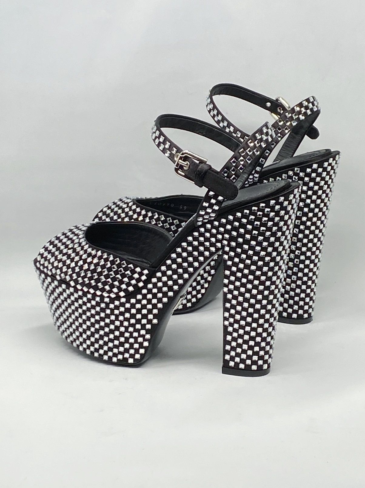 Dolce & Gabbana Dolce Gabbana Crystal-embellished platform sandals size 39 Size US 9 / IT 39 - 10 Thumbnail