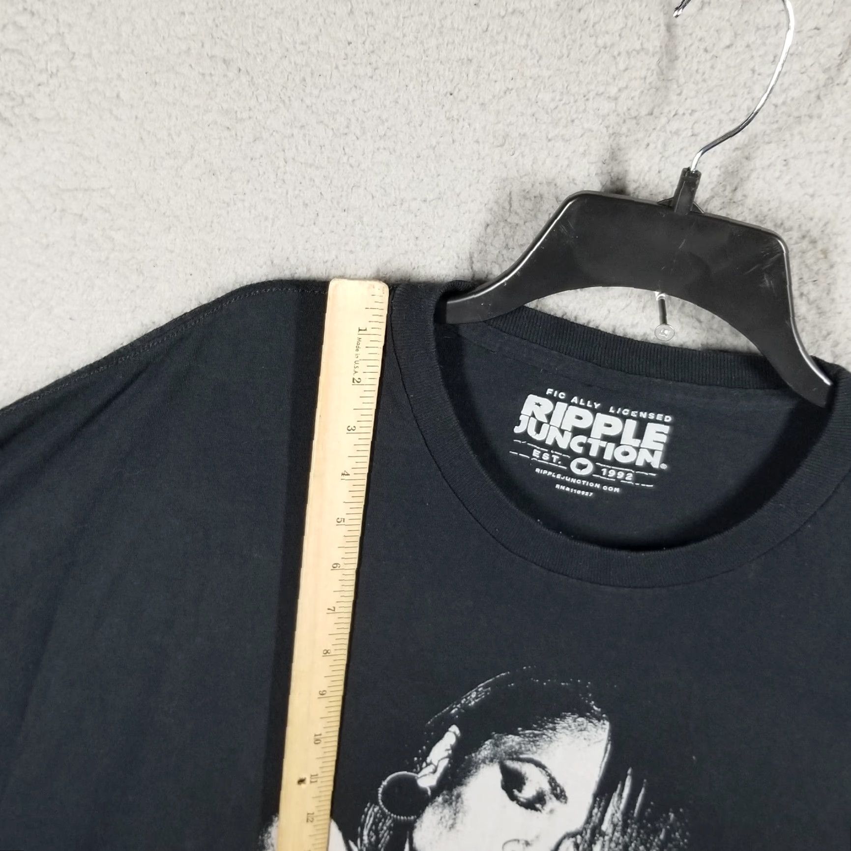 Ripple Junction VINTAGE Ripple Junction Aaliyah T-Shirt Men 3XL Music Retro Cotton Black Short Sleeve Size US XXL / EU 58 / 5 - 4 Thumbnail
