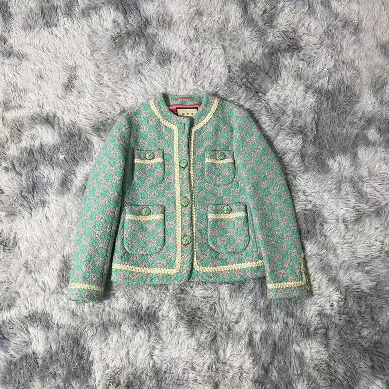 Gucci Gucci Round-neck long-sleeved coarse pattern Logo printed Size XS / US 0-2 / IT 36-38 - 2 Thumbnail