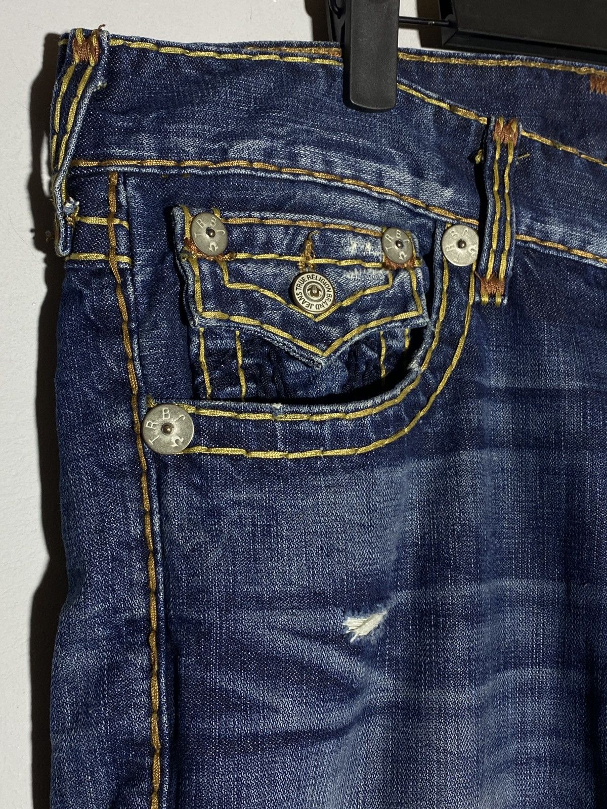 True Religion True Religion Ricky Jeans Made In USA Straight Stitched Y2K Size US 34 / EU 50 - 5 Thumbnail