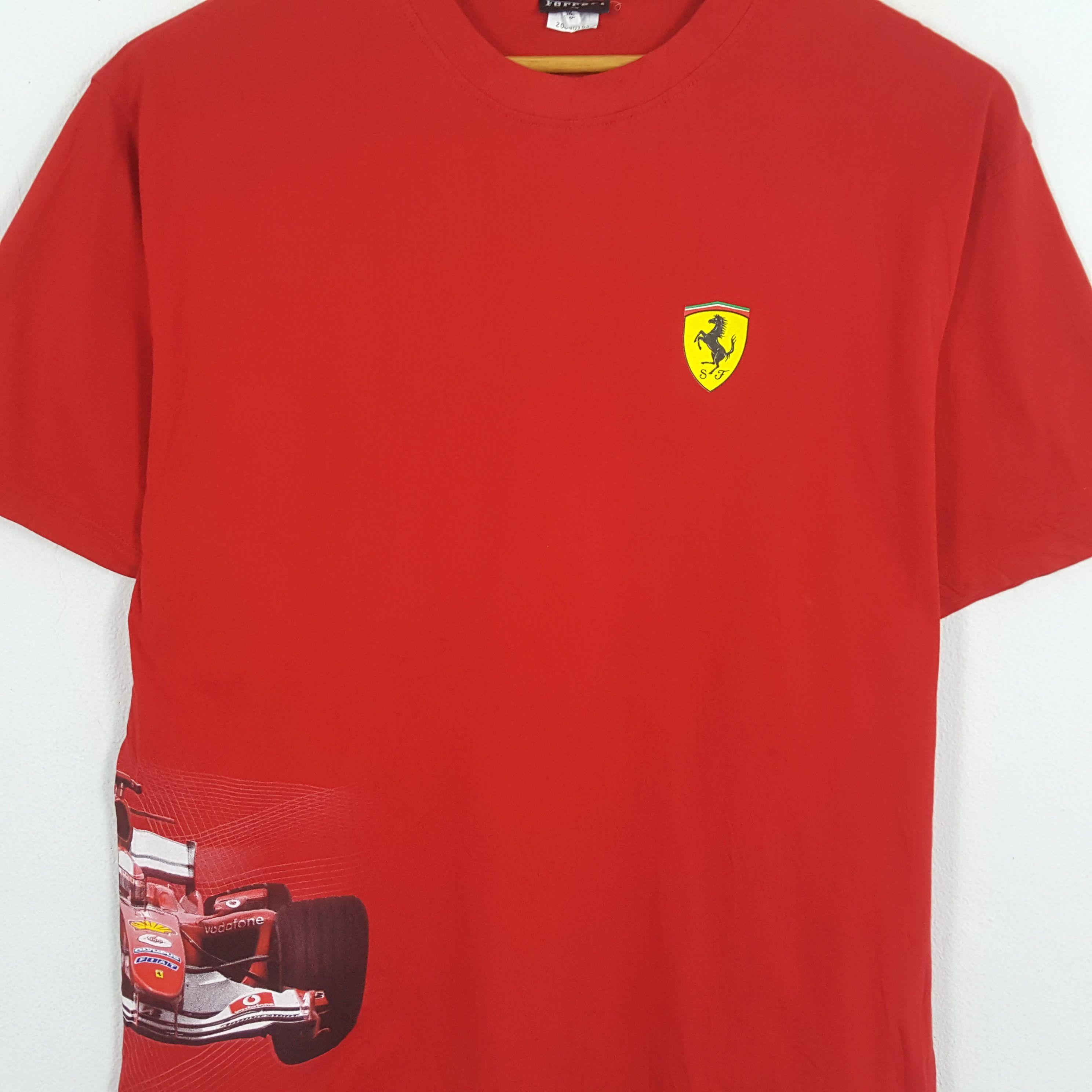 Ferrari × Vintage Vintage FERRARI Formula One Racing Team T-Shirts Size US XL / EU 56 / 4 - 2 Thumbnail