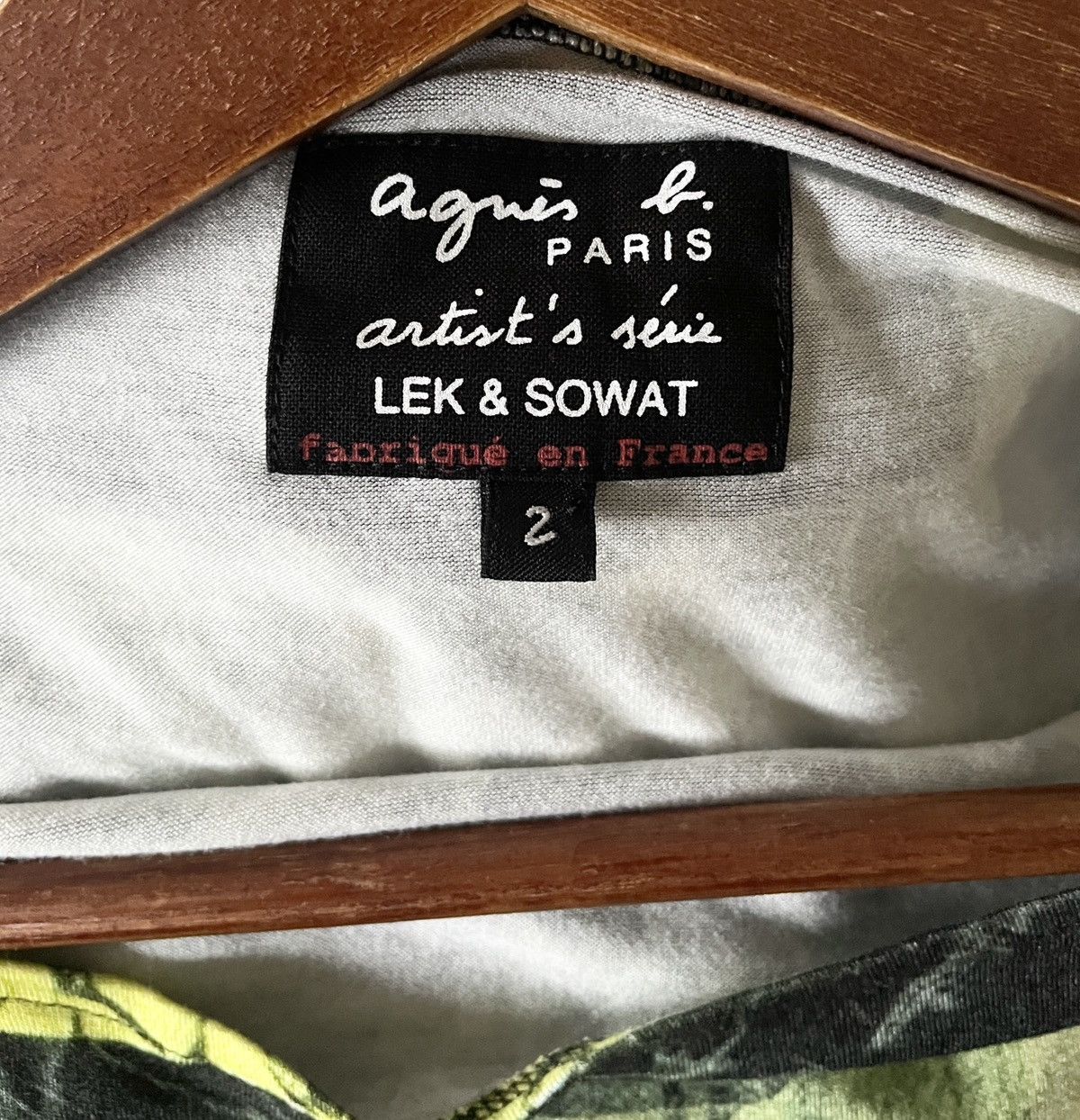 agnes b. Very Rare Vintage Brand Agnes B Lek & Sowat Art Dress 1990s Size M / US 6-8 / IT 42-44 - 7 Thumbnail