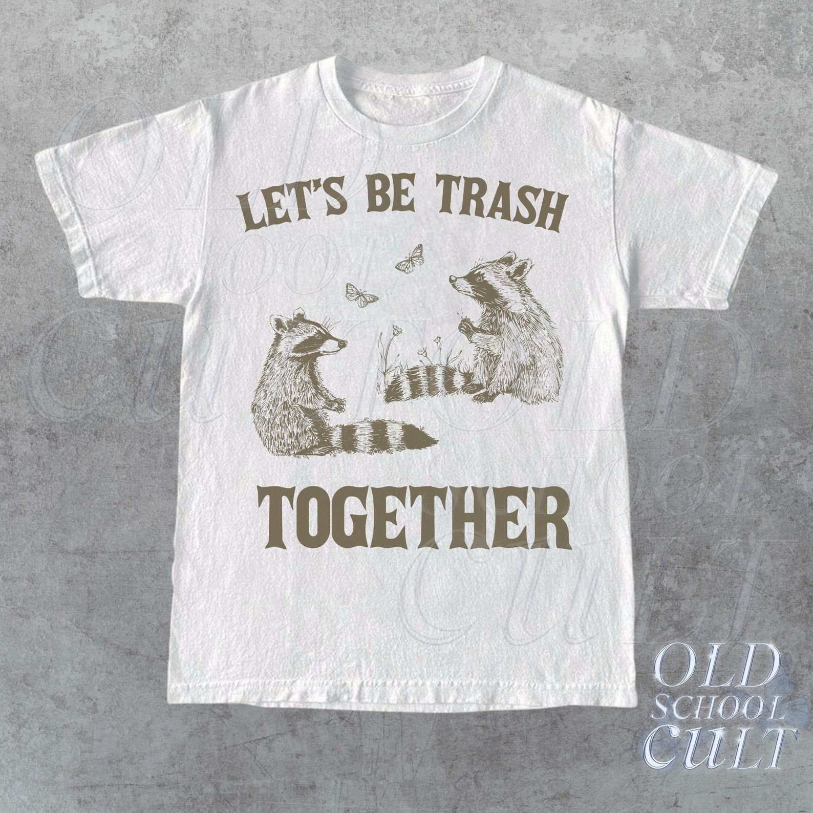 The Unbranded Brand Lets Be Trash Together Retro T-Shirt Size US M / EU 48-50 / 2 - 3 Thumbnail