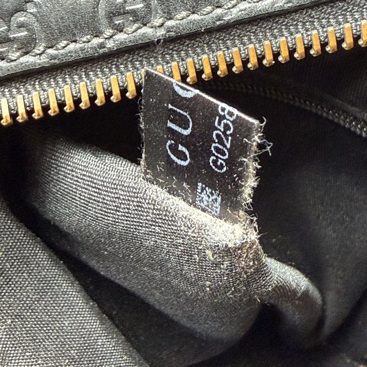 Gucci Gucci - Microguccissima Calfskin Black Toiletry Bag Size ONE SIZE - 21 Thumbnail
