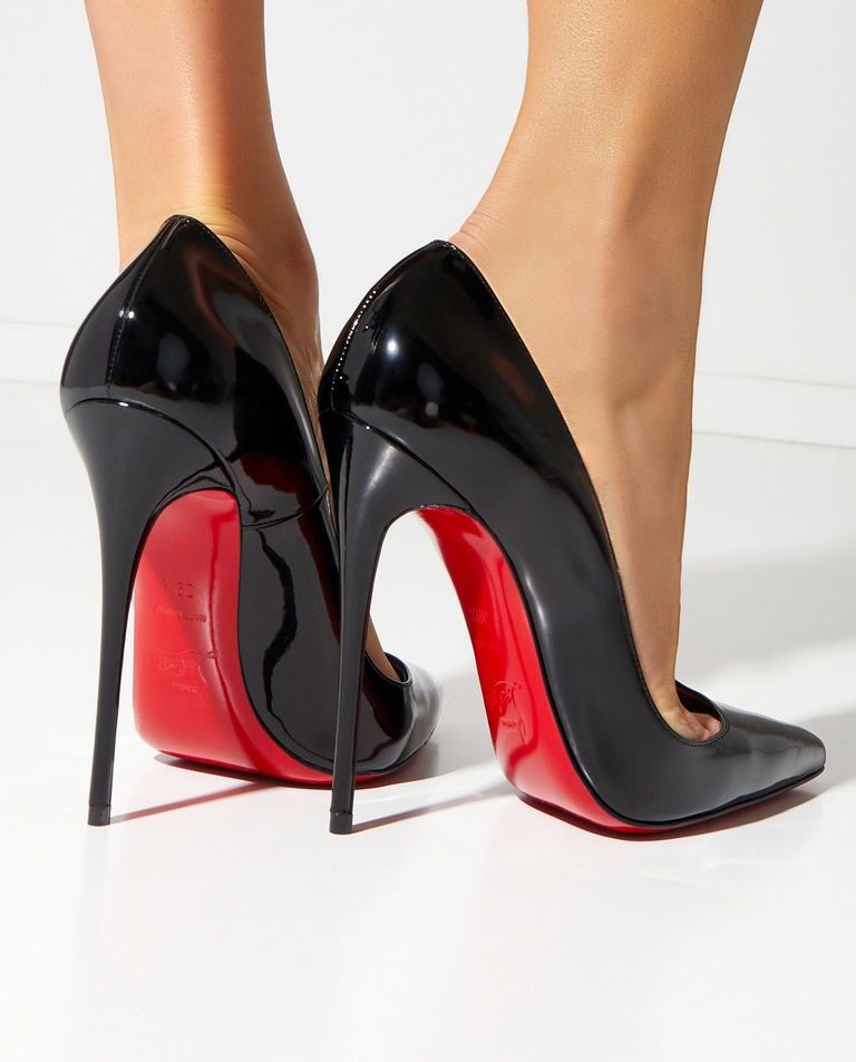 Christian Louboutin So Kate 120 Pumps - Classic Black Patent Leather Size US 6.5 / IT 36.5 - 1 Thumbnail