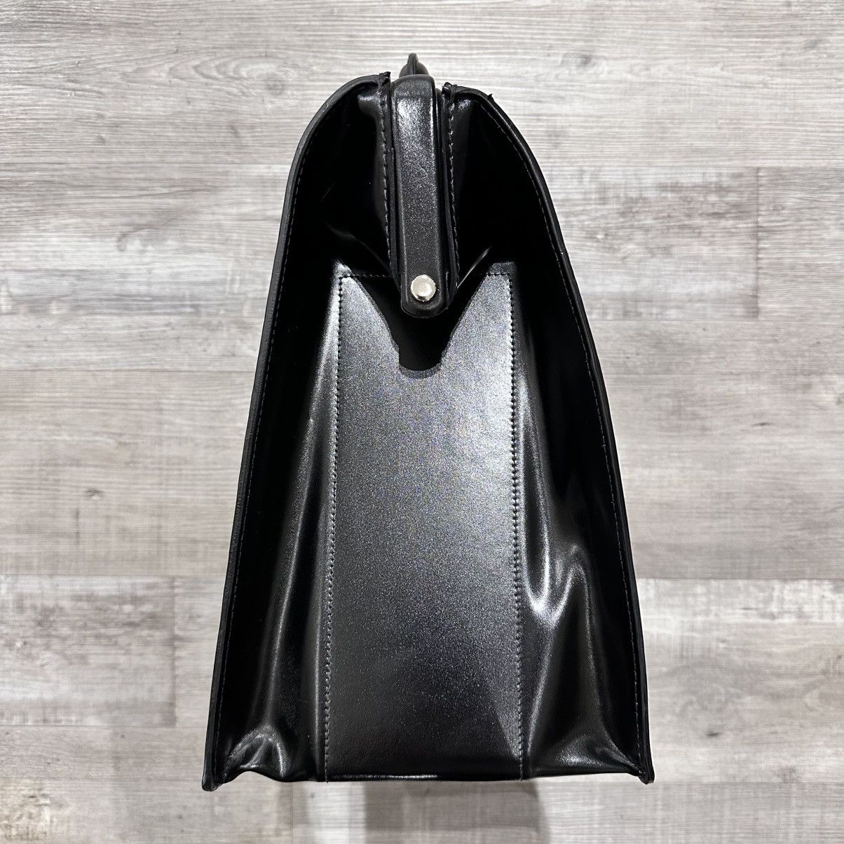 Dsquared2 RARE DSQUARED2 BLACK SMOOTH LEATHER DOCTOR/SATCHEL BAG Size ONE SIZE - 3 Thumbnail