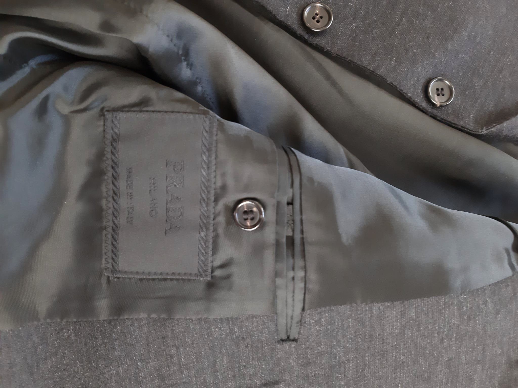 Prada Fused Silk / Wool Ombré Blazer FW 2007 Runway Size 48R - 5 Thumbnail