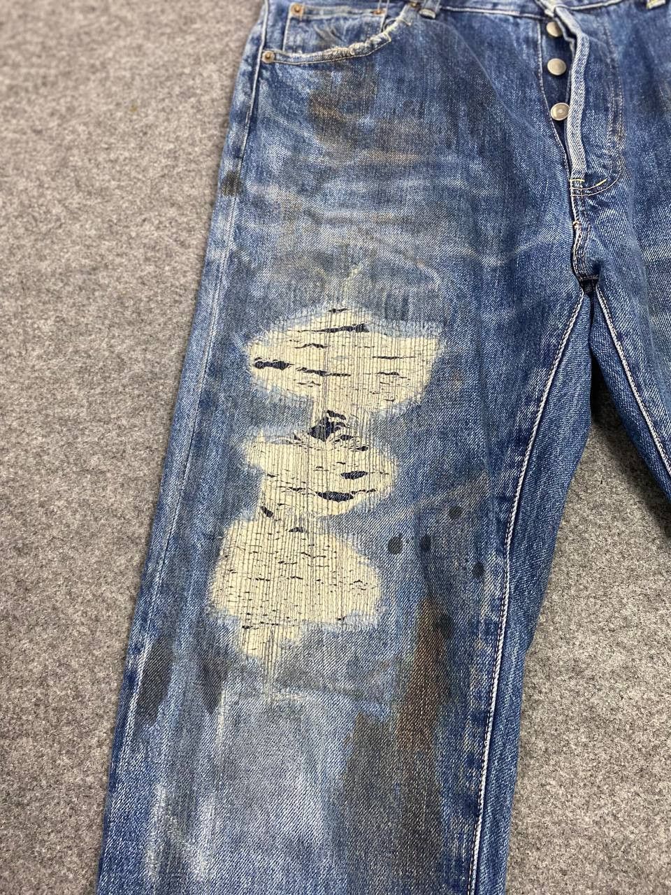 Japanese Brand vintage japanese brands selvedge distressed rework denim Size US 34 / EU 50 - 11 Thumbnail