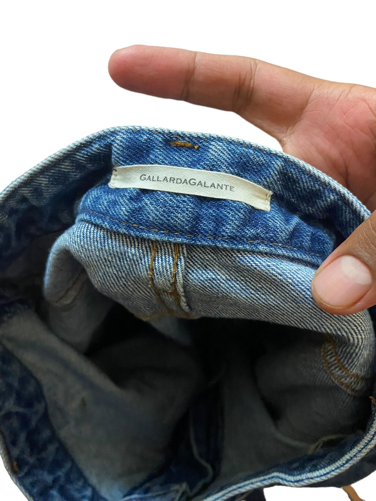 Japanese Brand Individual Designer GallardaGalante Side Tape Jeans Size US 27 - 10 Thumbnail
