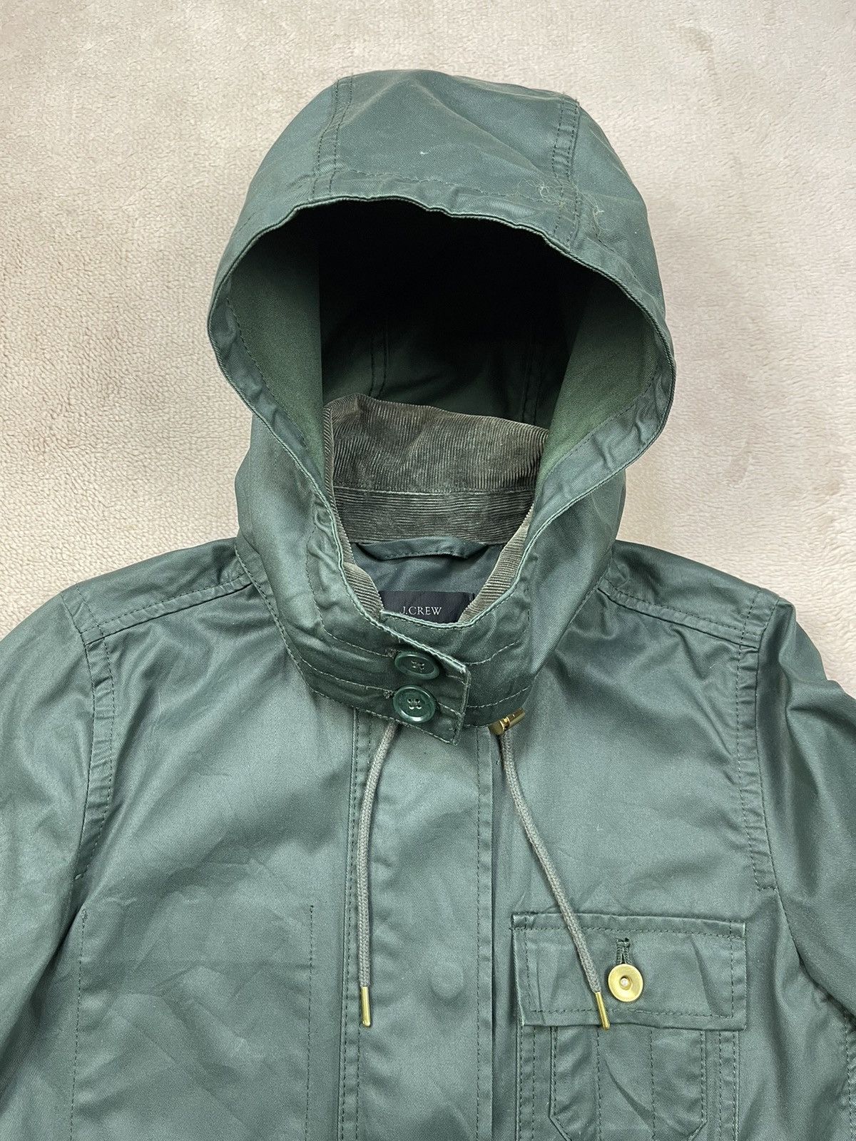 J.Crew J CREW Jacket Green Downtown Utility Field Parka Size US XS / EU 42 / 0 - 5 Thumbnail