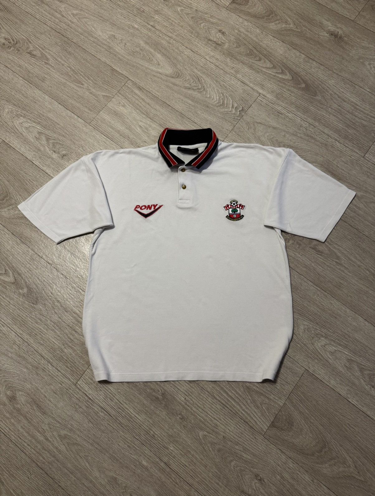 Vintage 🔷Vintage Pony Southampton Soccer Polo 90s🔷 Size US M / EU 48-50 / 2 - 1 Thumbnail