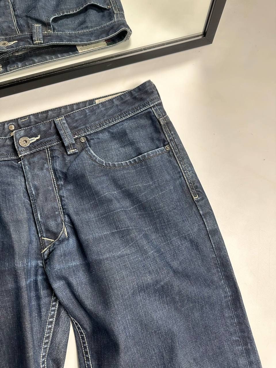 Diesel Vintage 00s Diesel Washed Wide Japan Jeans Streetwear Size US 34 / EU 50 - 5 Thumbnail