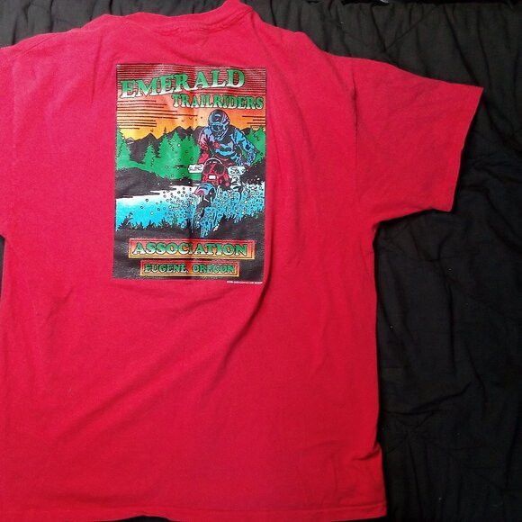 Hanes × Vintage Vintage Emerald Trailriders Association Eugene T-Shirt Size US XL / EU 56 / 4 - 7 Thumbnail