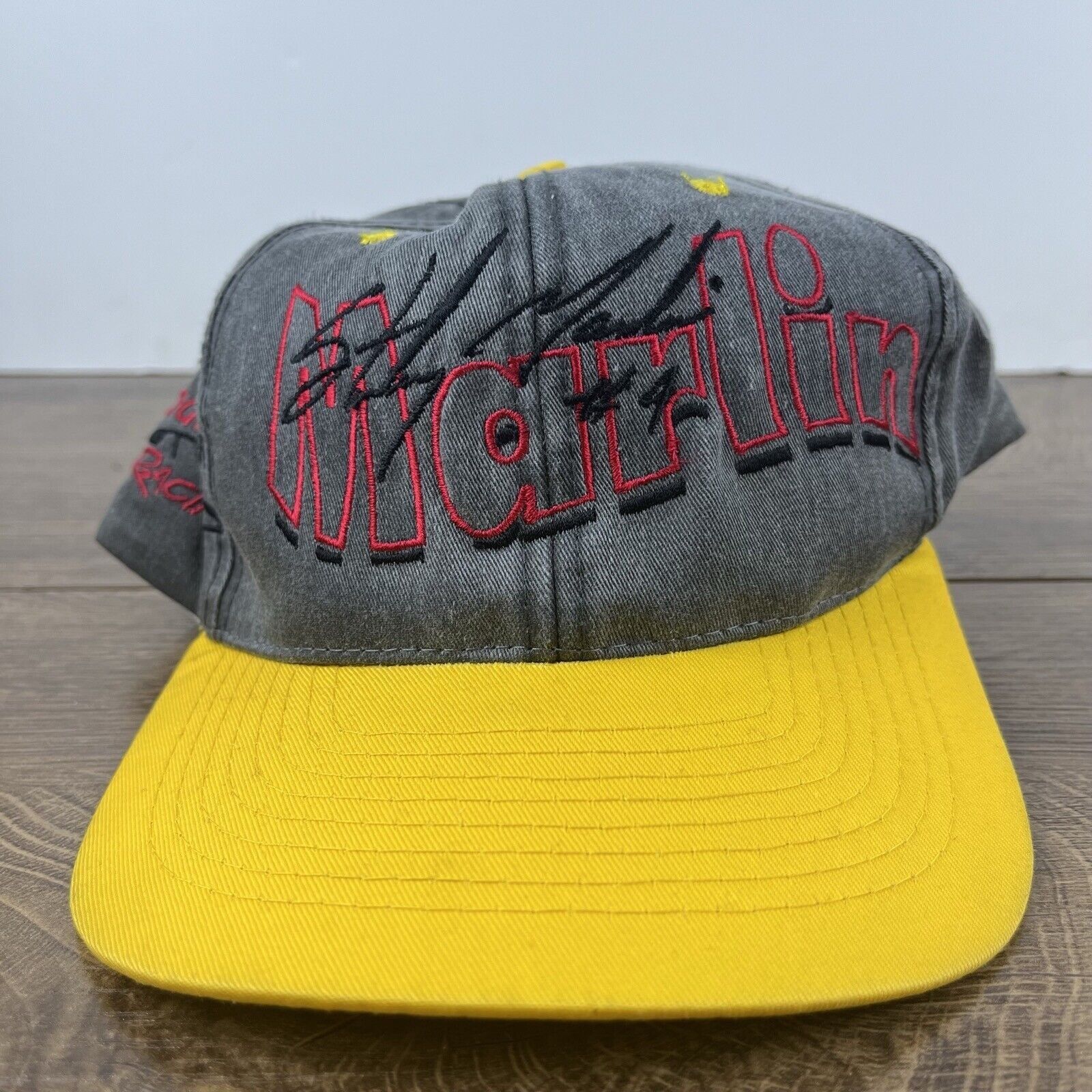 Other Sterling Martin Hat NASCAR Racing Gray Hat Adjustable Gray A Size ONE SIZE - 2 Thumbnail